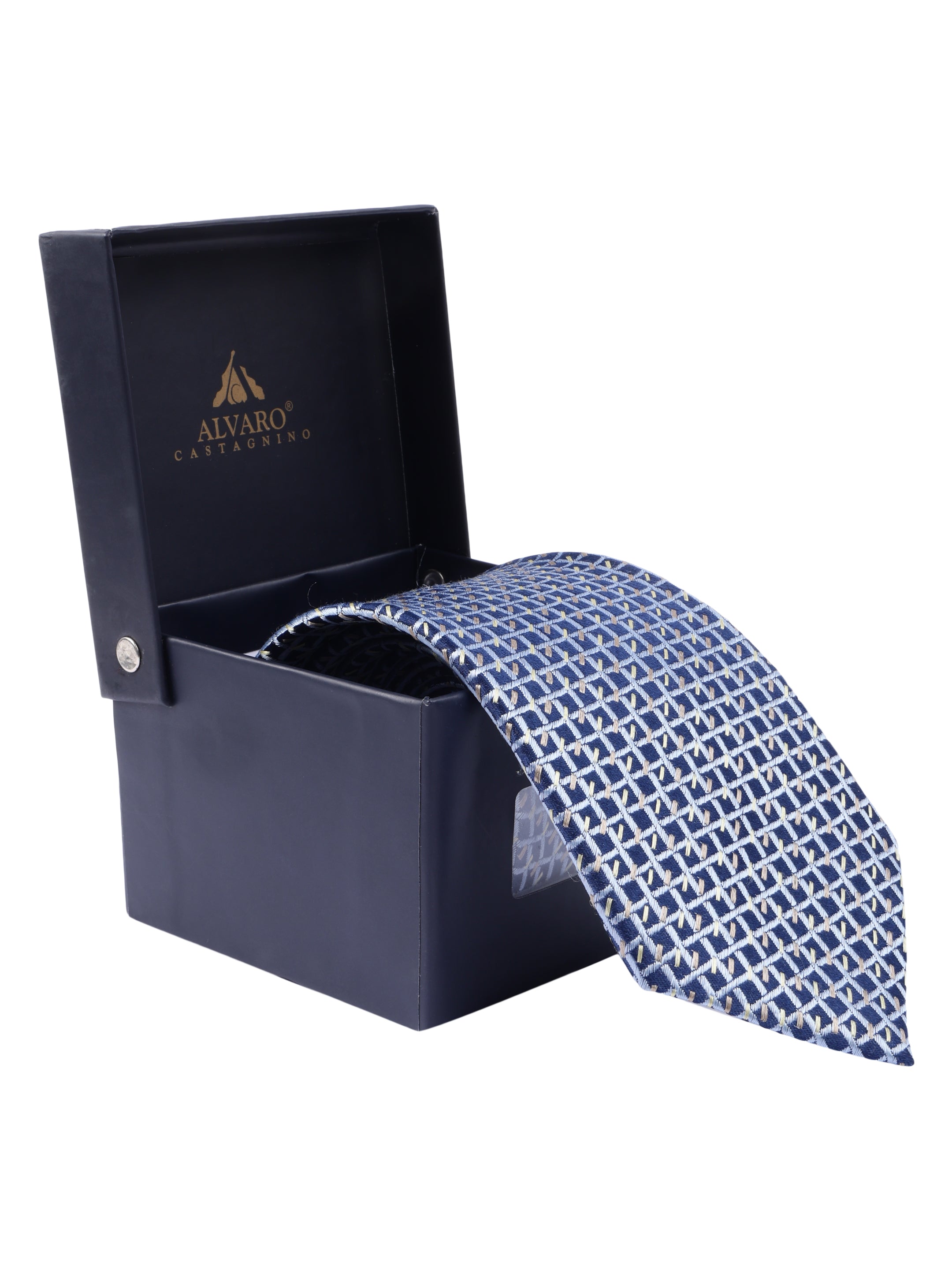 Alvaro Castagnino Men's British style Silk Broad Tie