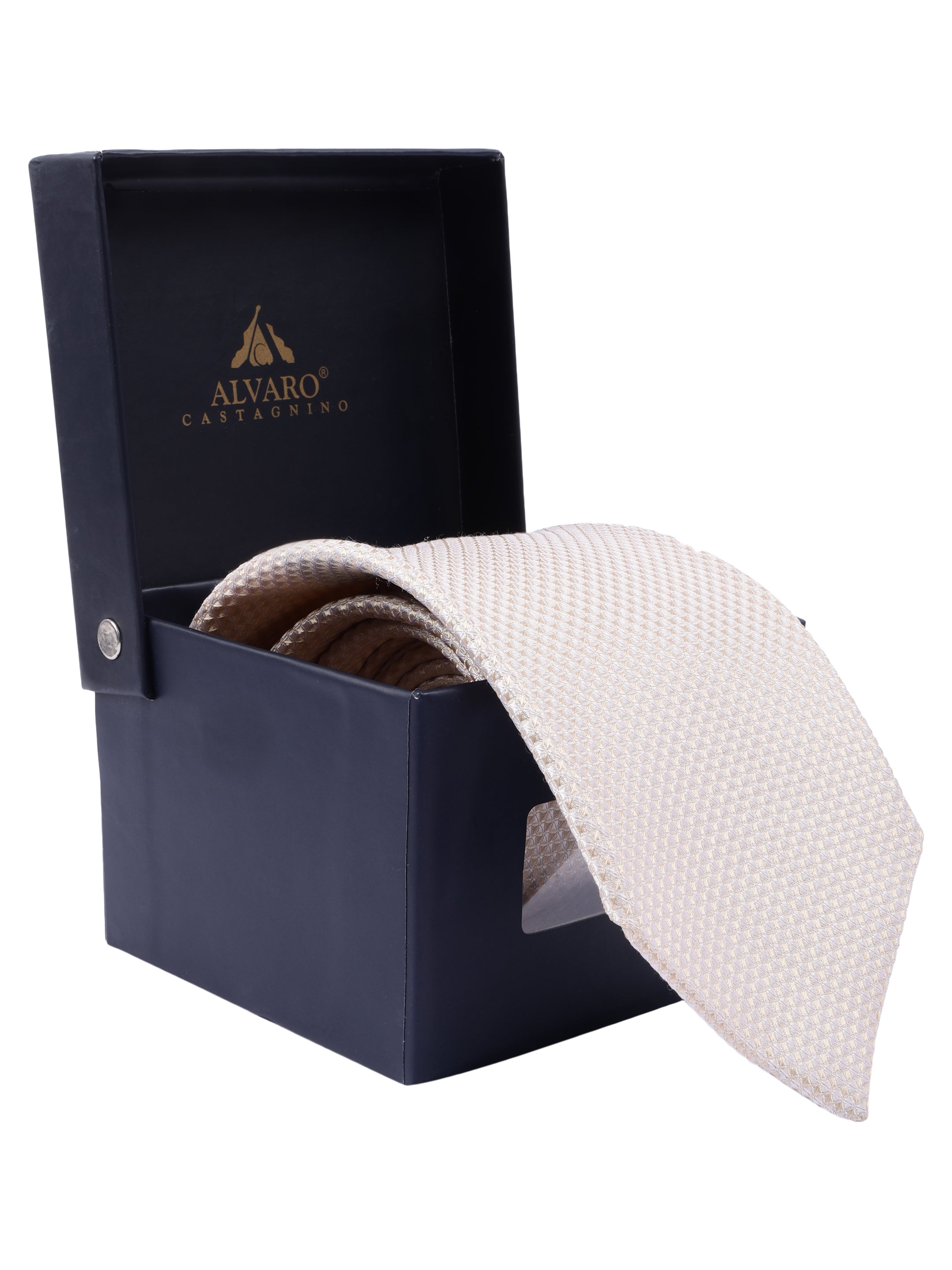 Alvaro Castagnino Men's British style Silk Broad Tie