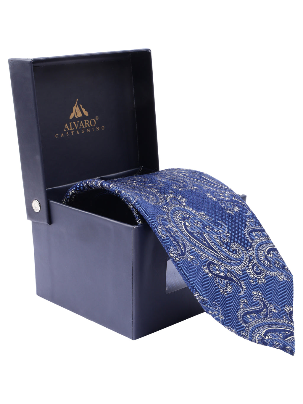 Alvaro Castagnino Men's British style Silk Broad Tie
