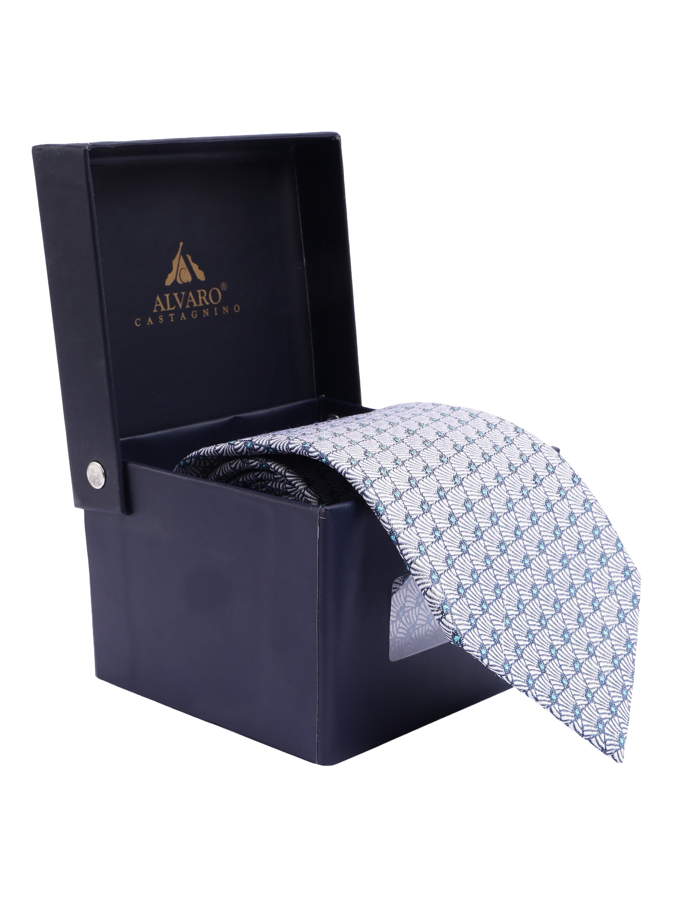Alvaro Castagnino Men's British style Silk Broad Tie
