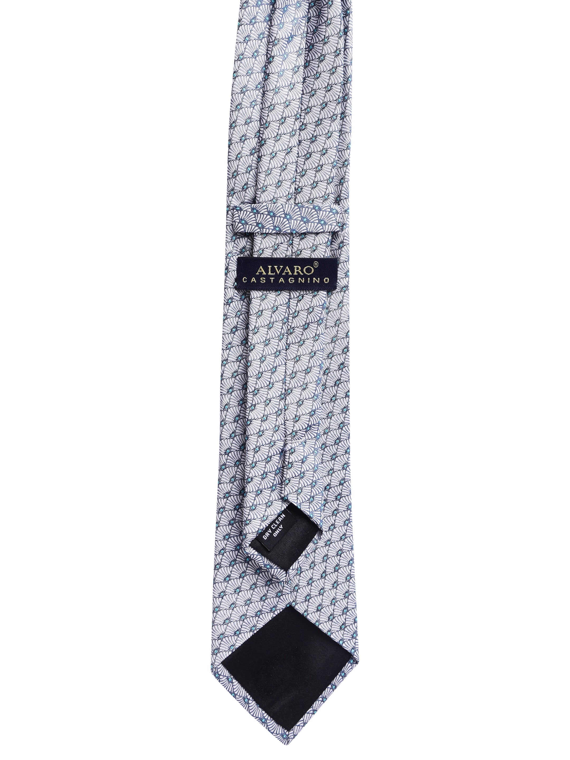 Alvaro Castagnino Men's British style Silk Broad Tie