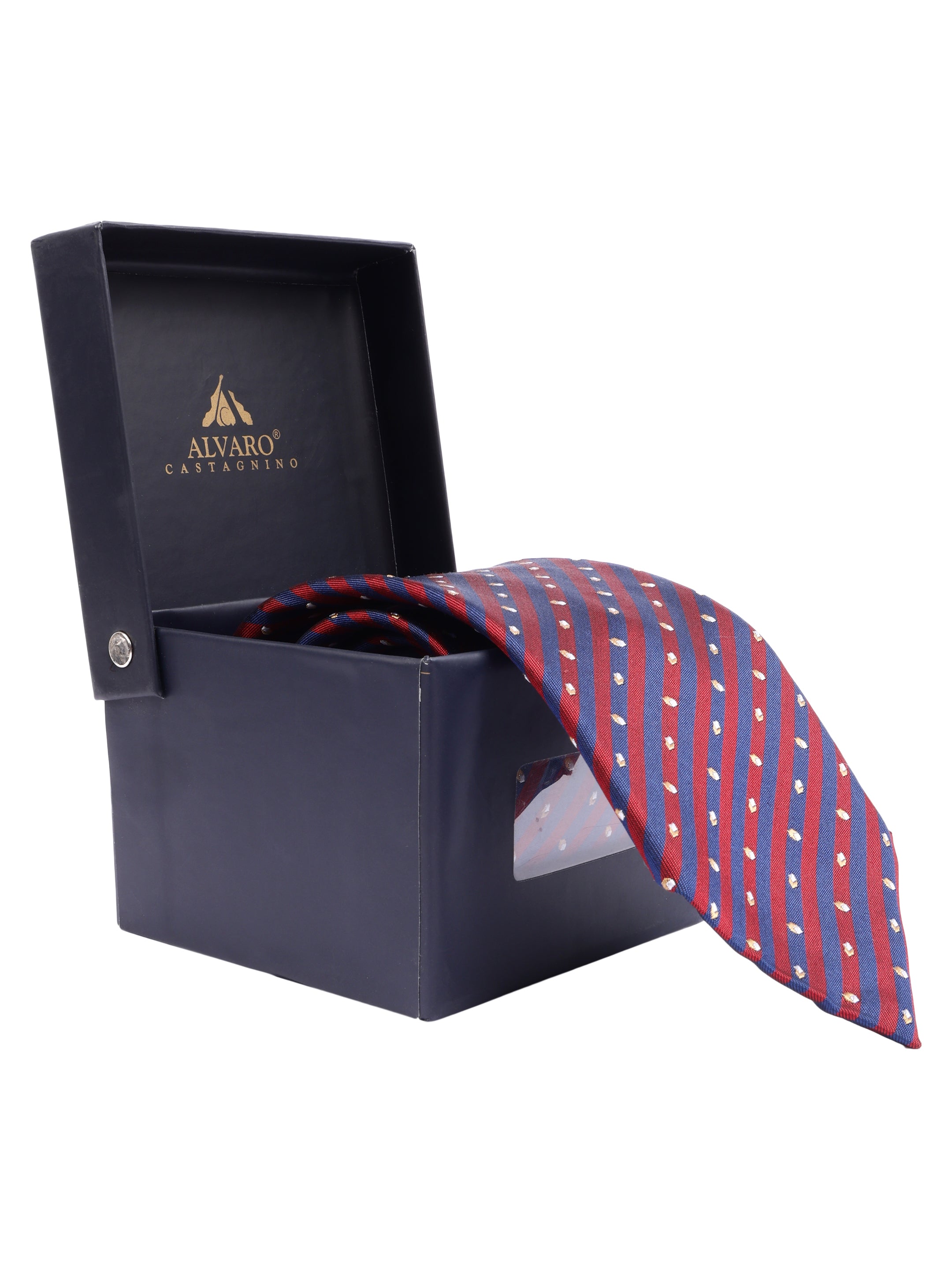 Alvaro Castagnino Men's British style Silk Broad Tie