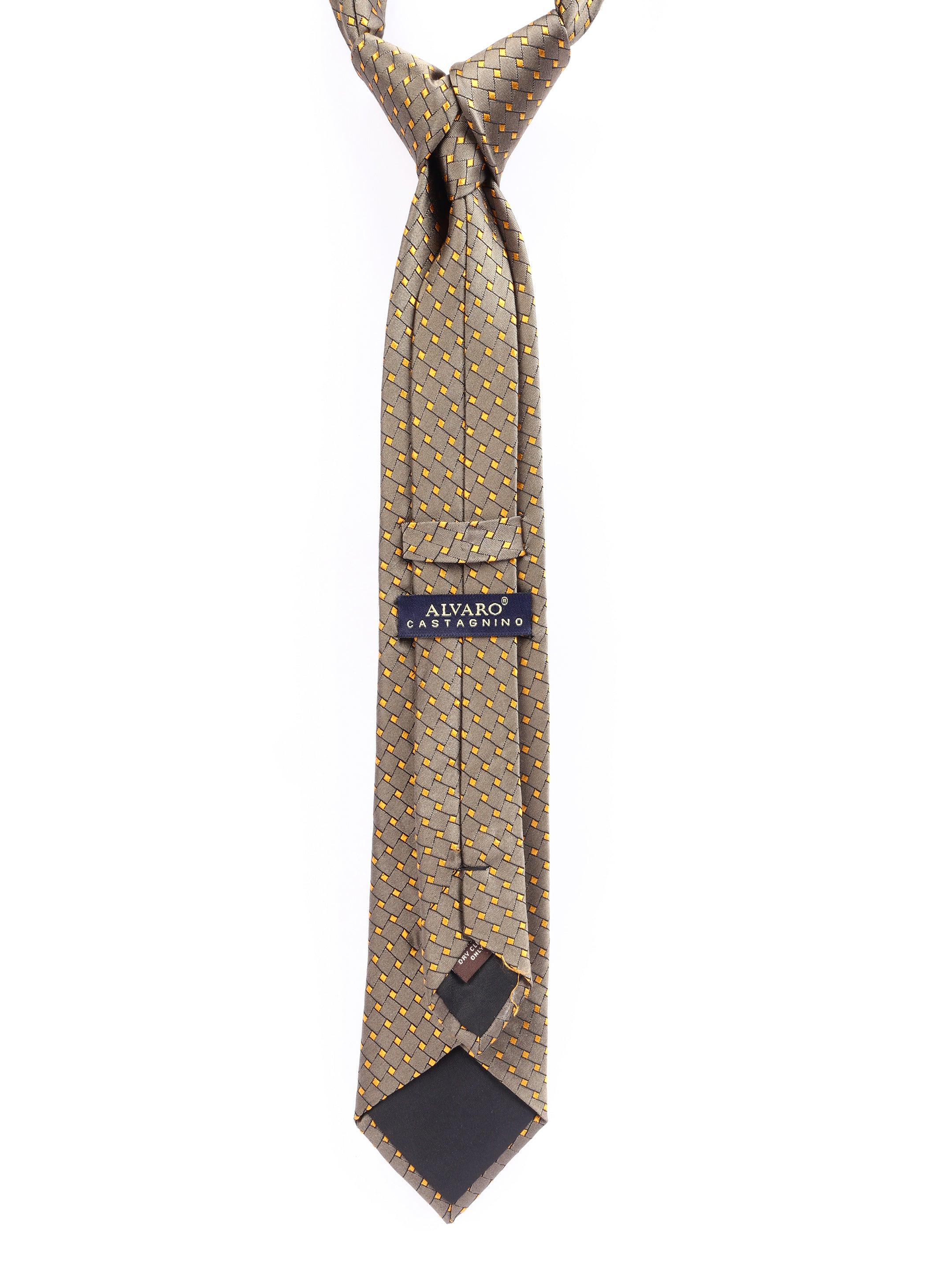 Alvaro Castagnino Men's British style Silk Broad Tie