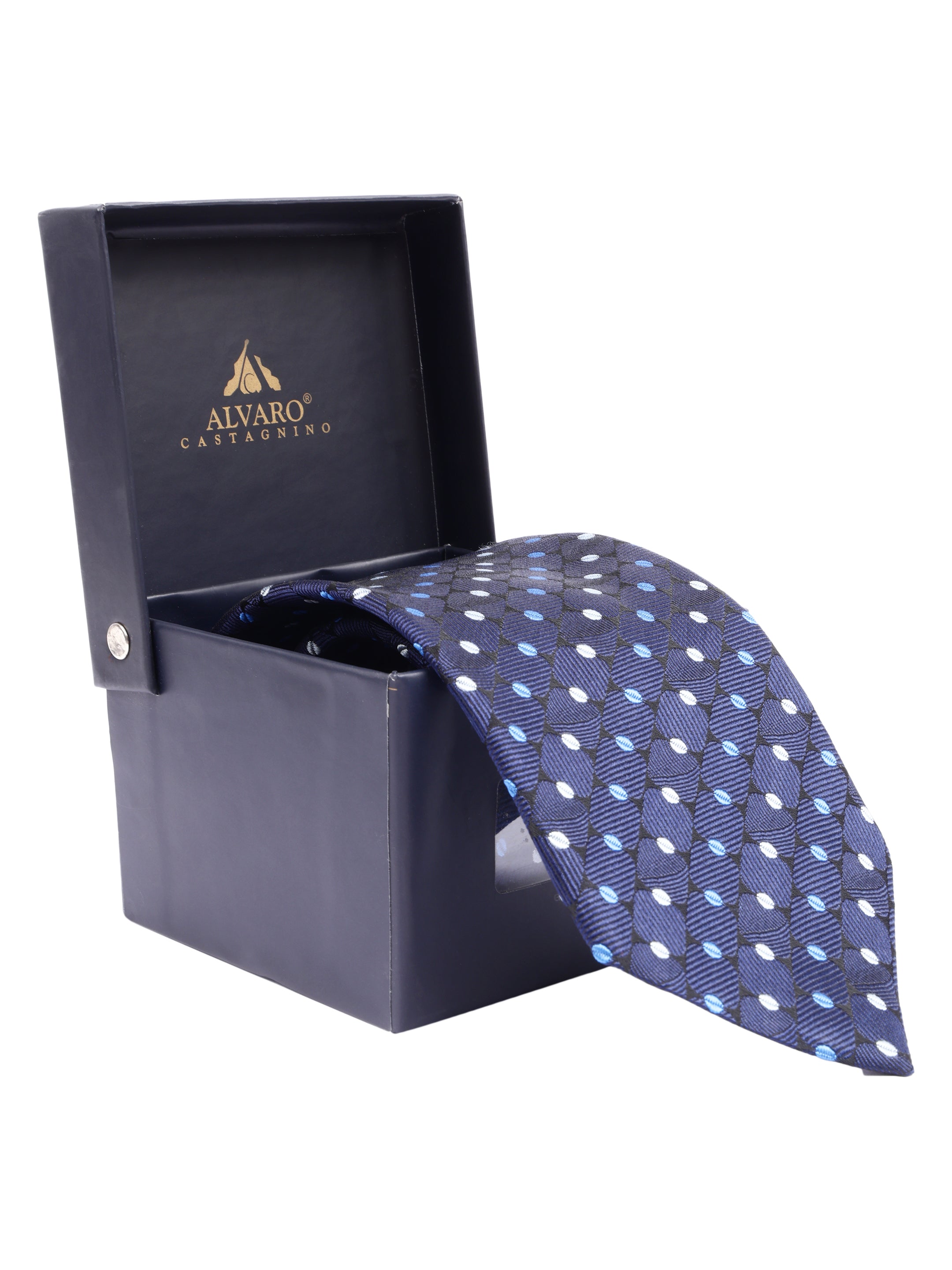 Alvaro Castagnino Men's British style Silk Broad Tie