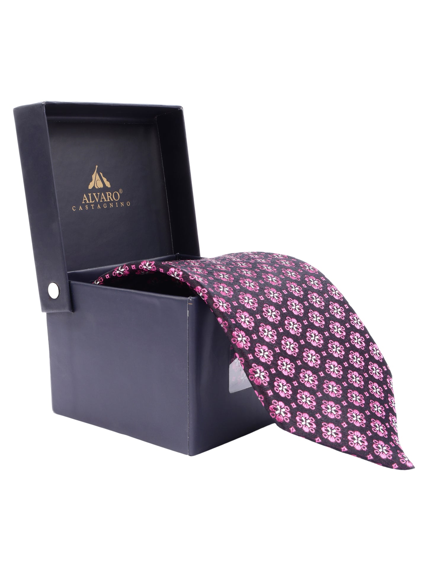Alvaro Castagnino Men's British style Silk Broad Tie