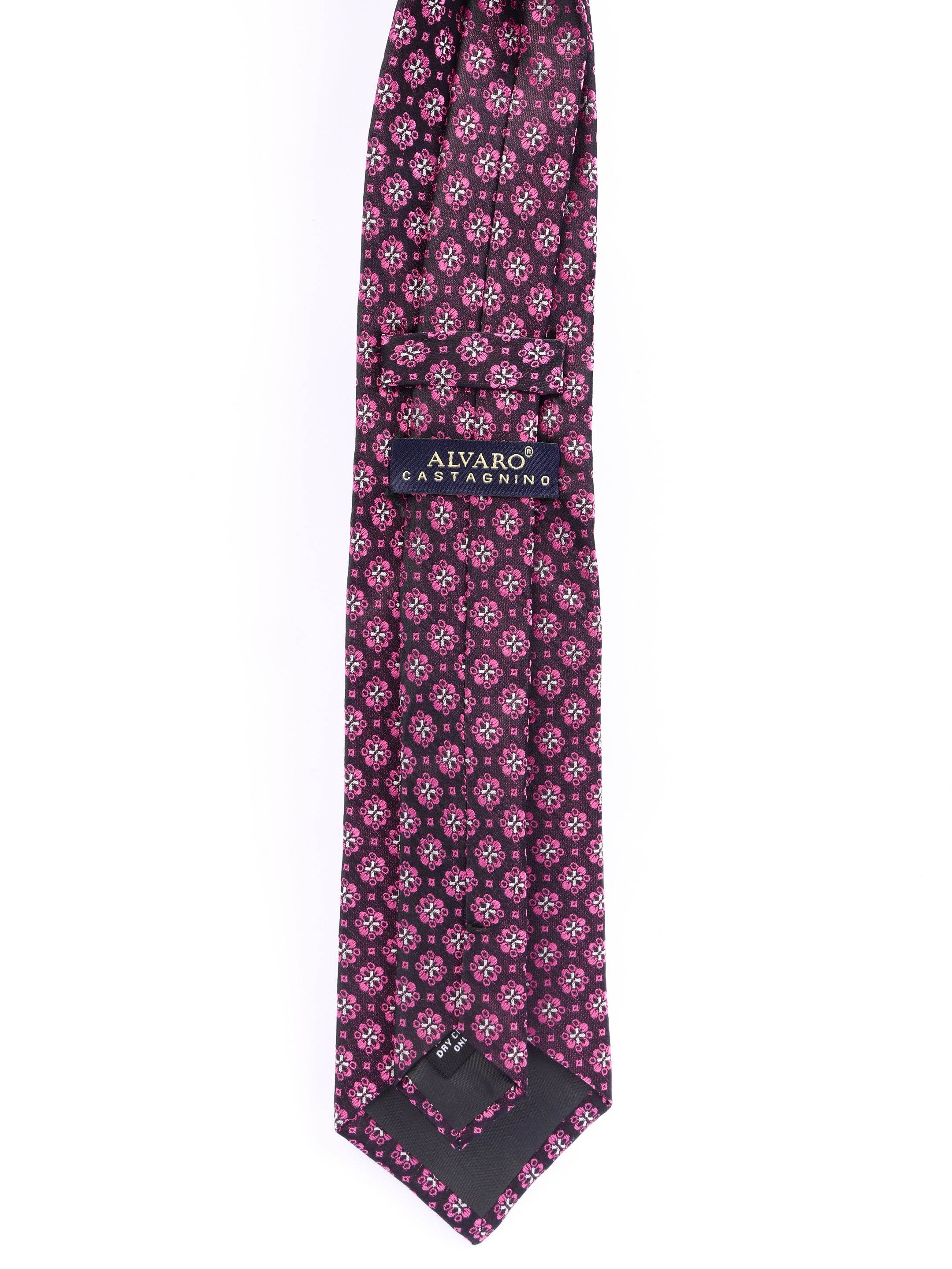 Alvaro Castagnino Men's British style Silk Broad Tie