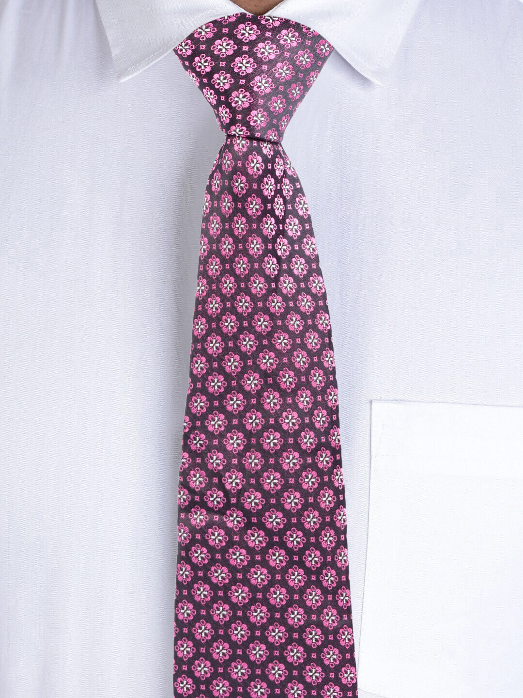 Floral Silk Necktie