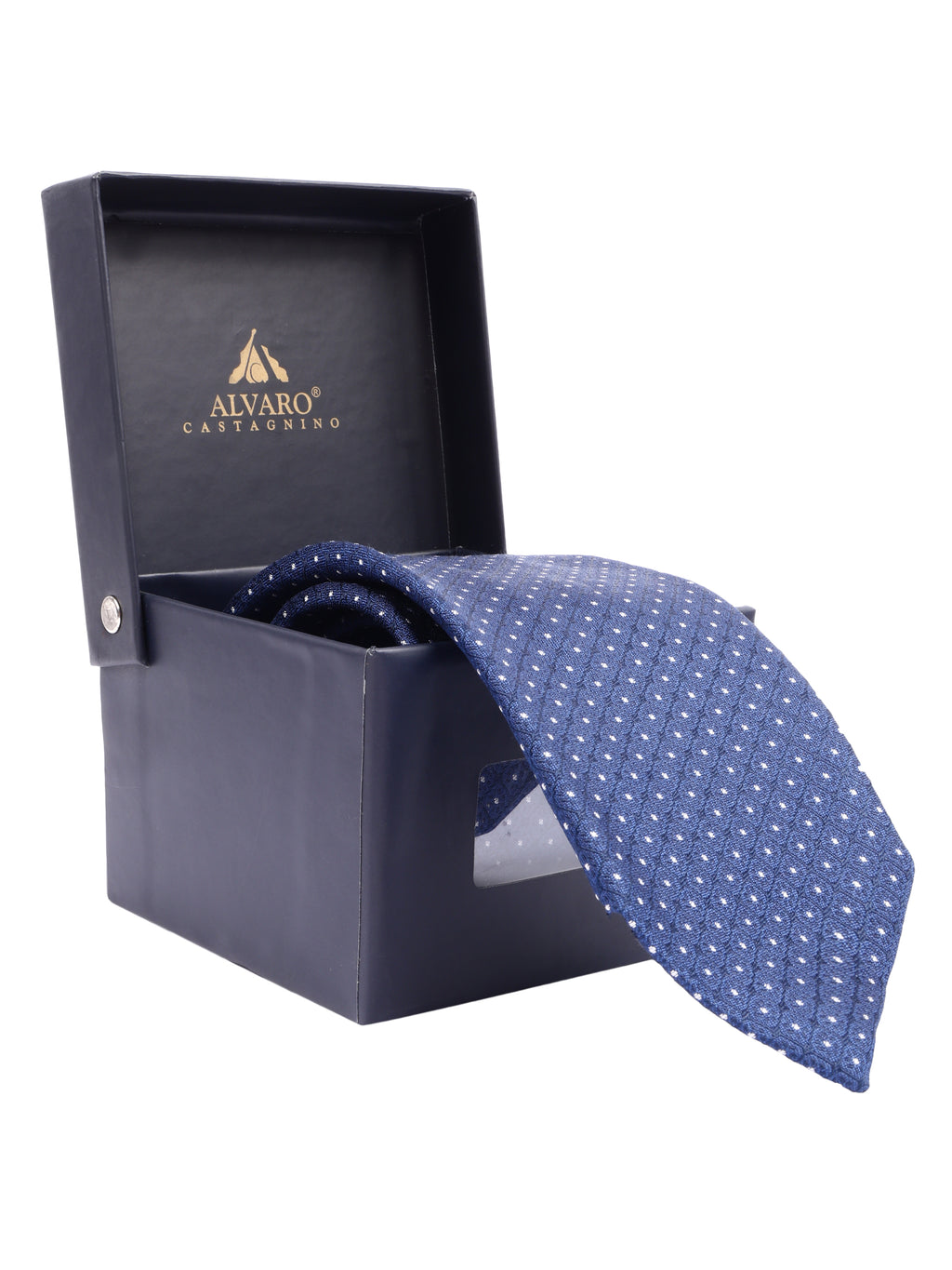 Alvaro Castagnino Men's British style Silk Broad Tie