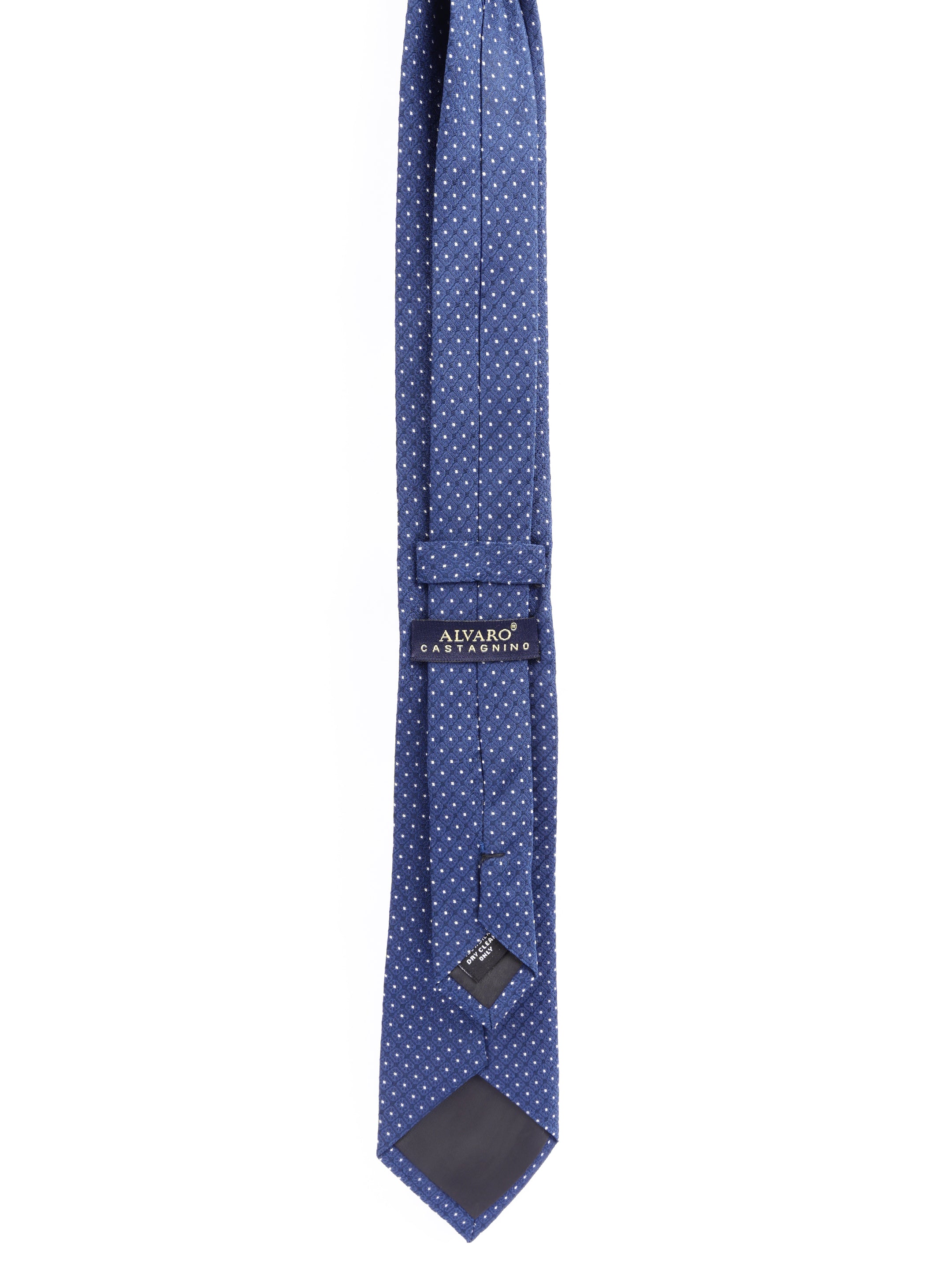 Blue Dot Silk Necktie