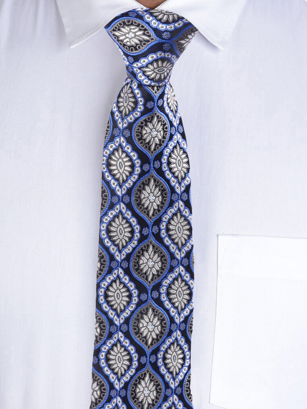 Alvaro Castagnino Men's luxury italian style Silk Broad Tie