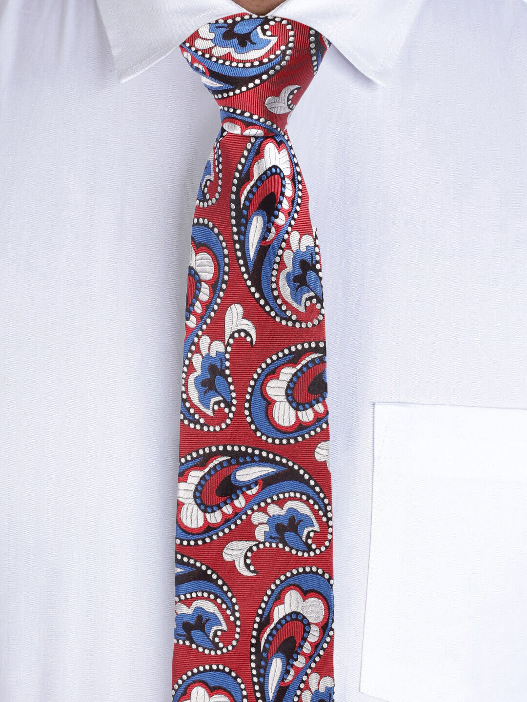 Alvaro Castagnino Men's luxury italian style Silk Broad Tie