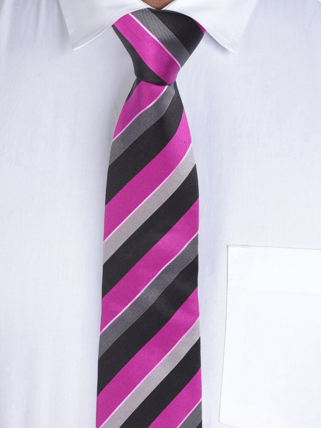 Alvaro Castagnino Men's luxury italian style Silk Broad Tie