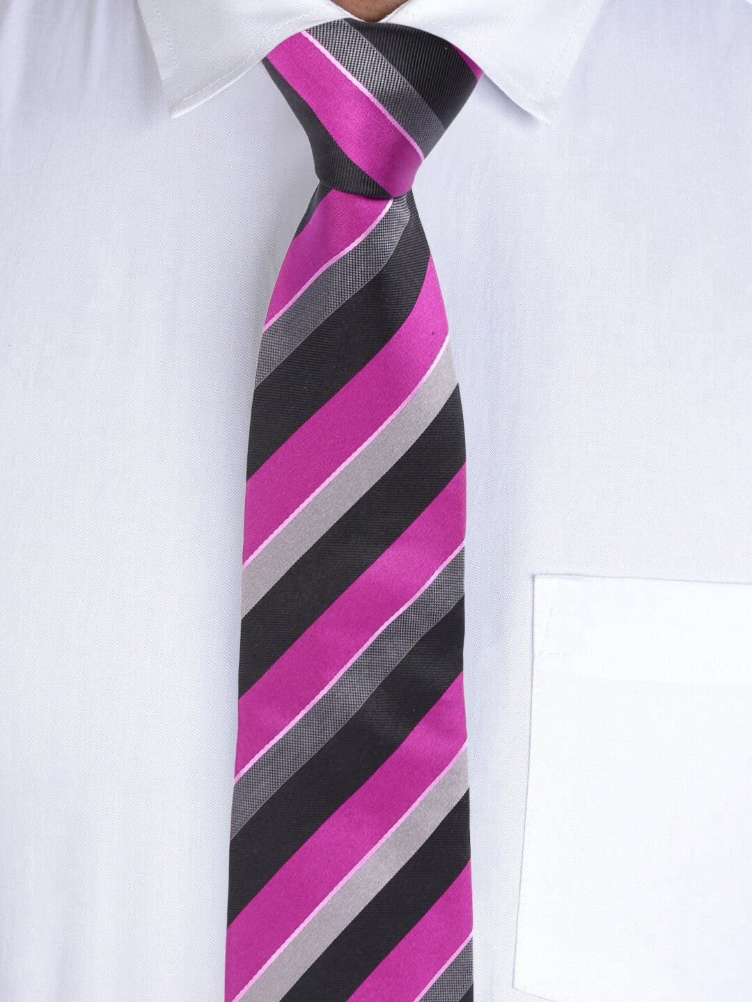 Alvaro Castagnino Men's luxury italian style Silk Broad Tie