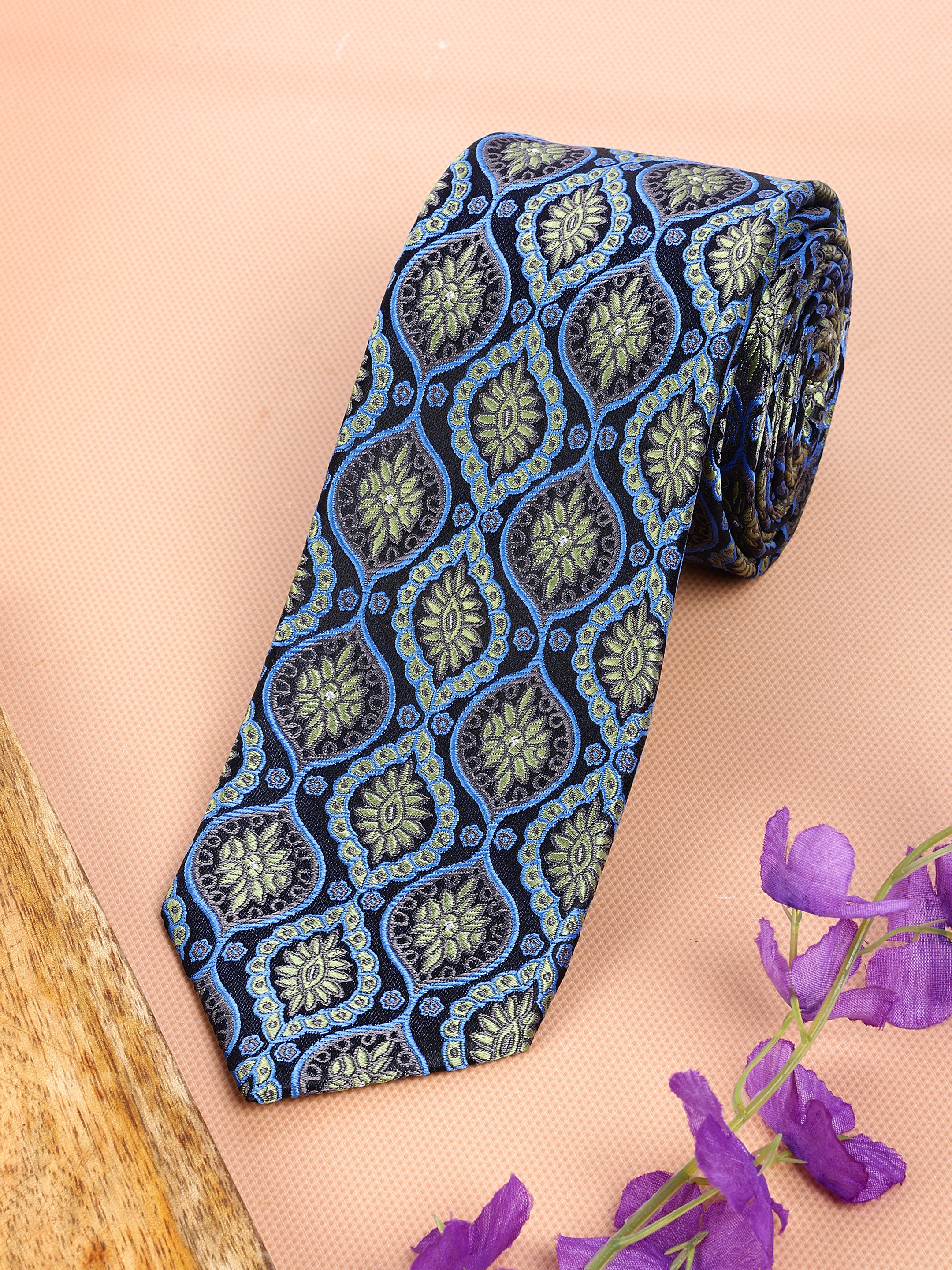 Alvaro Castagnino Men's luxury italian style Silk Broad Tie