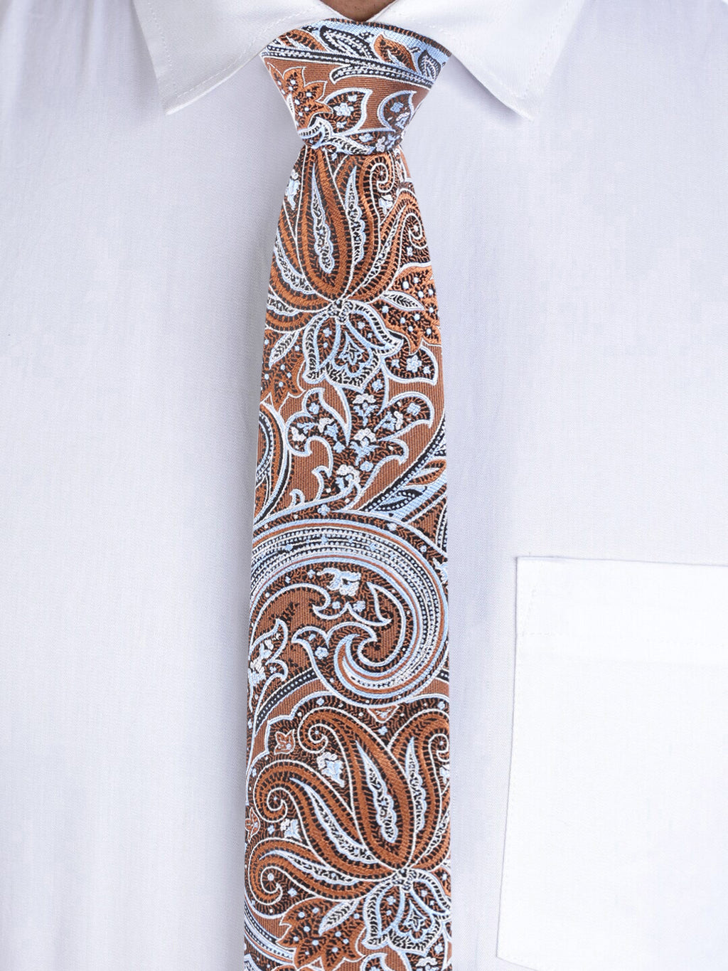 Alvaro Castagnino Men's luxury italian style Silk Broad Tie