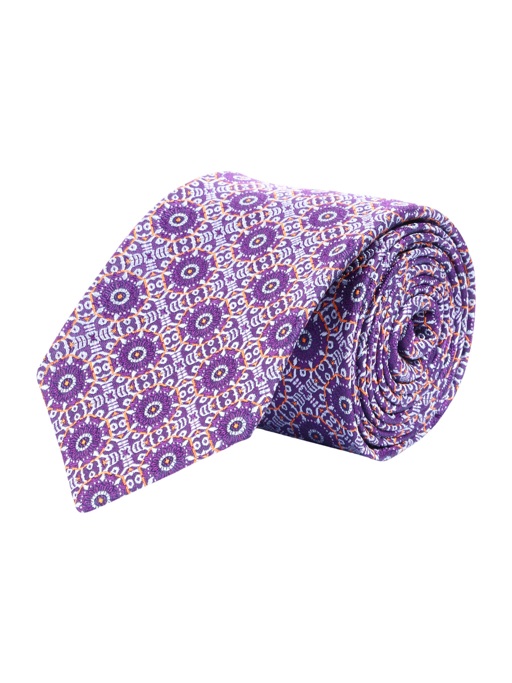 Alvaro Castagnino Men's luxury italian style Silk Broad Tie