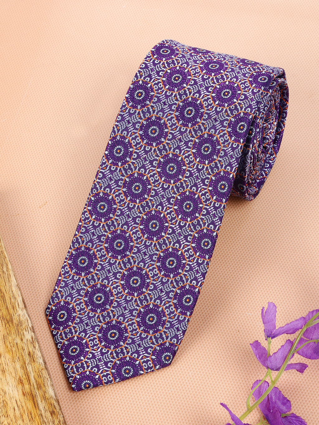 Alvaro Castagnino Men's luxury italian style Silk Broad Tie