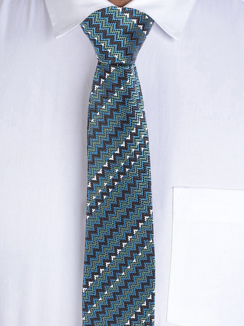 Alvaro Castagnino Men's luxury italian style Silk Broad Tie