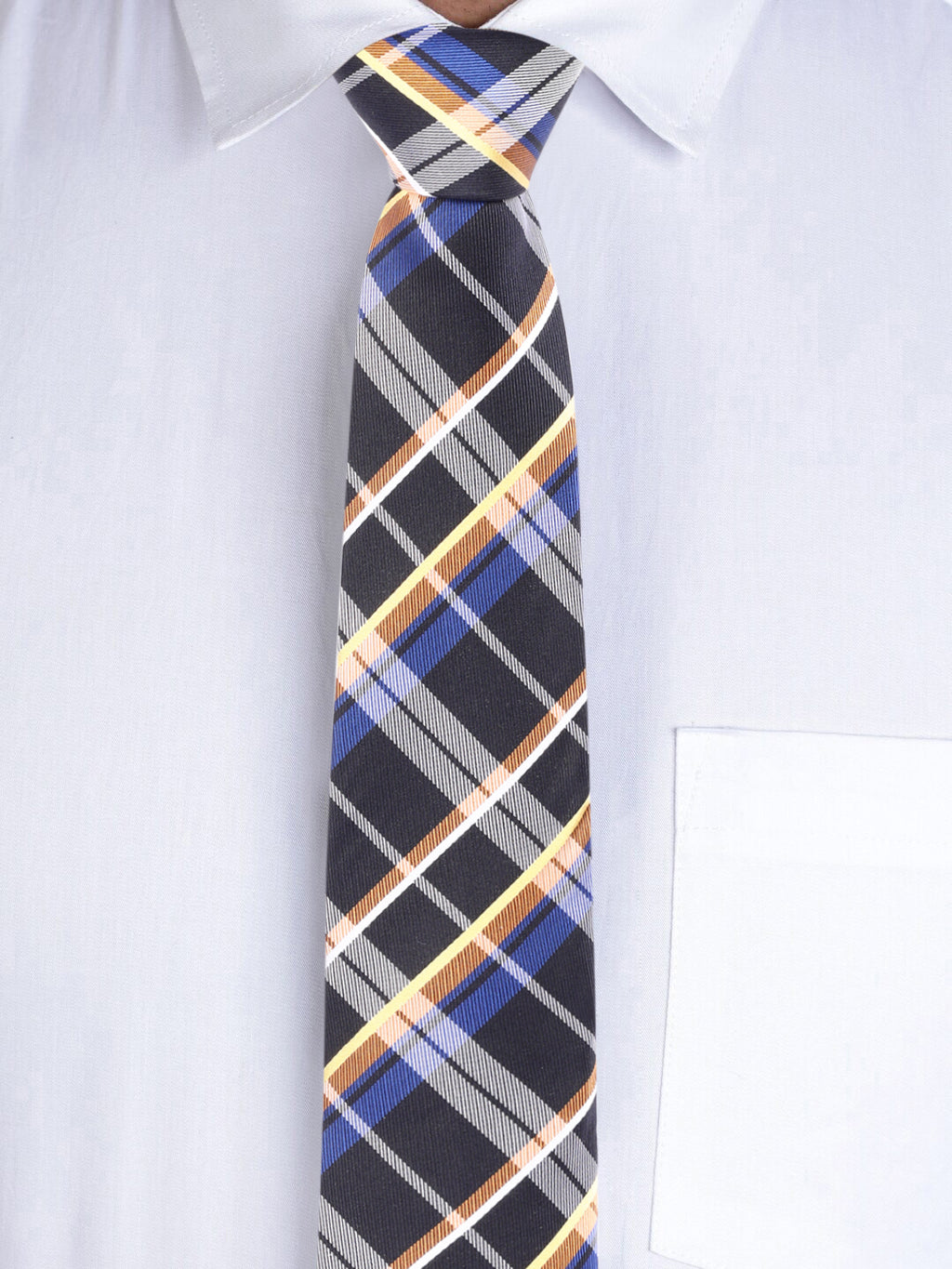 Alvaro Castagnino Men's luxury italian style Silk Broad Tie