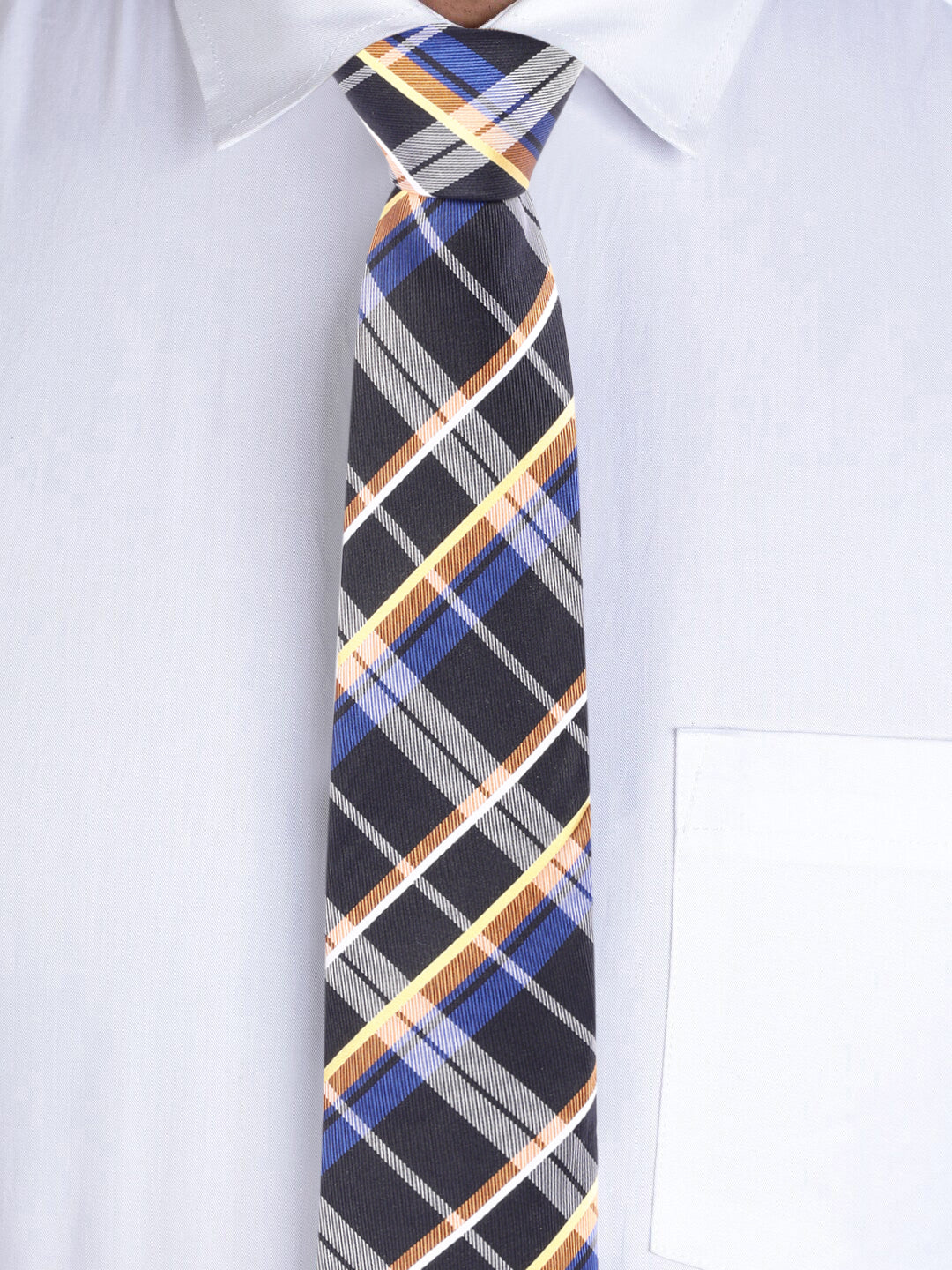 Alvaro Castagnino Men's luxury italian style Silk Broad Tie