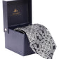 Alvaro Castagnino Men's luxury italian style Silk Broad Tie