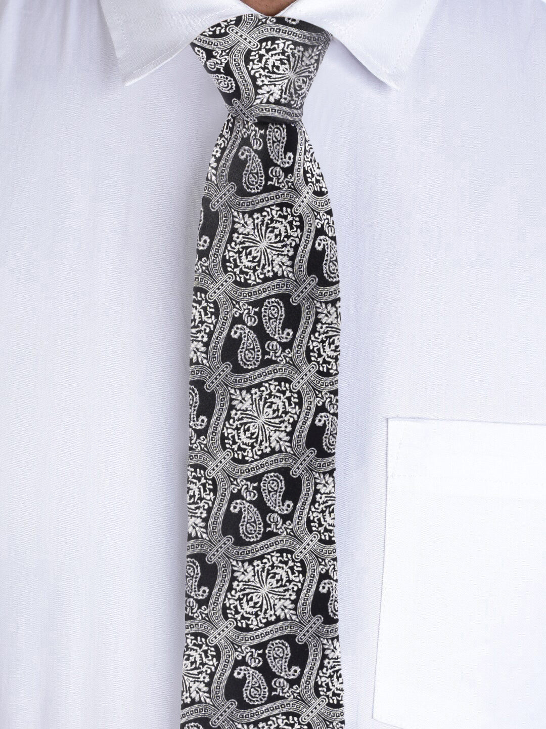 Alvaro Castagnino Men's luxury italian style Silk Broad Tie