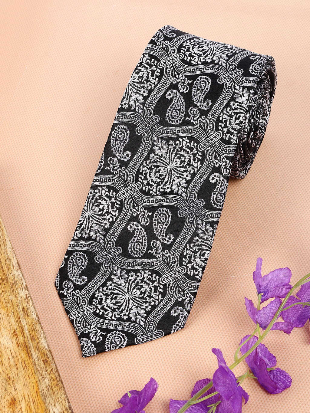 Alvaro Castagnino Men's luxury italian style Silk Broad Tie