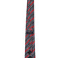 Alvaro Castagnino Men Grey & Maroon Woven Striped Skinny Tie