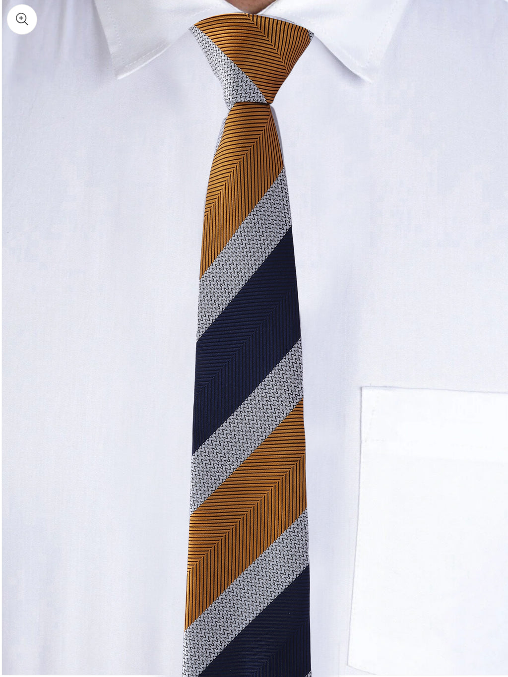 Alvaro Castagnino Men Striped Classic Formal Skinny Tie