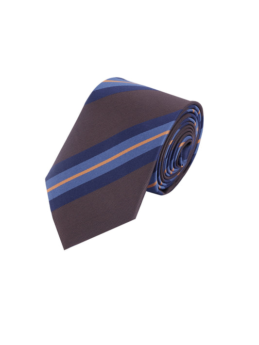 Alvaro Castagnino Men Striped Classic Formal Skinny Tie