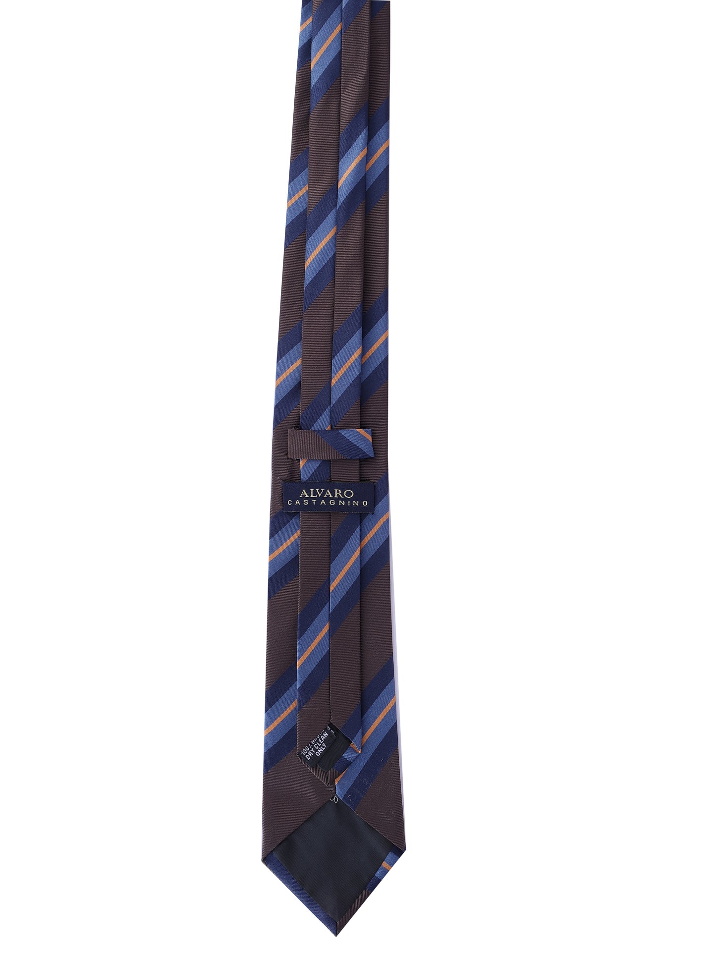 Alvaro Castagnino Men Striped Classic Formal Skinny Tie