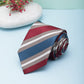 Alvaro Castagnino Men Striped Classic Formal Skinny Tie