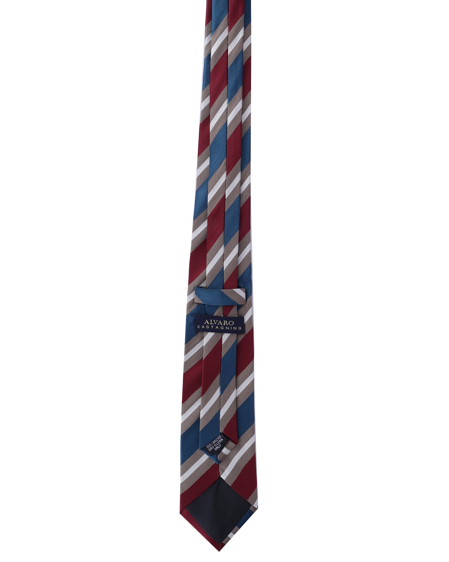 Alvaro Castagnino Men Striped Classic Formal Skinny Tie
