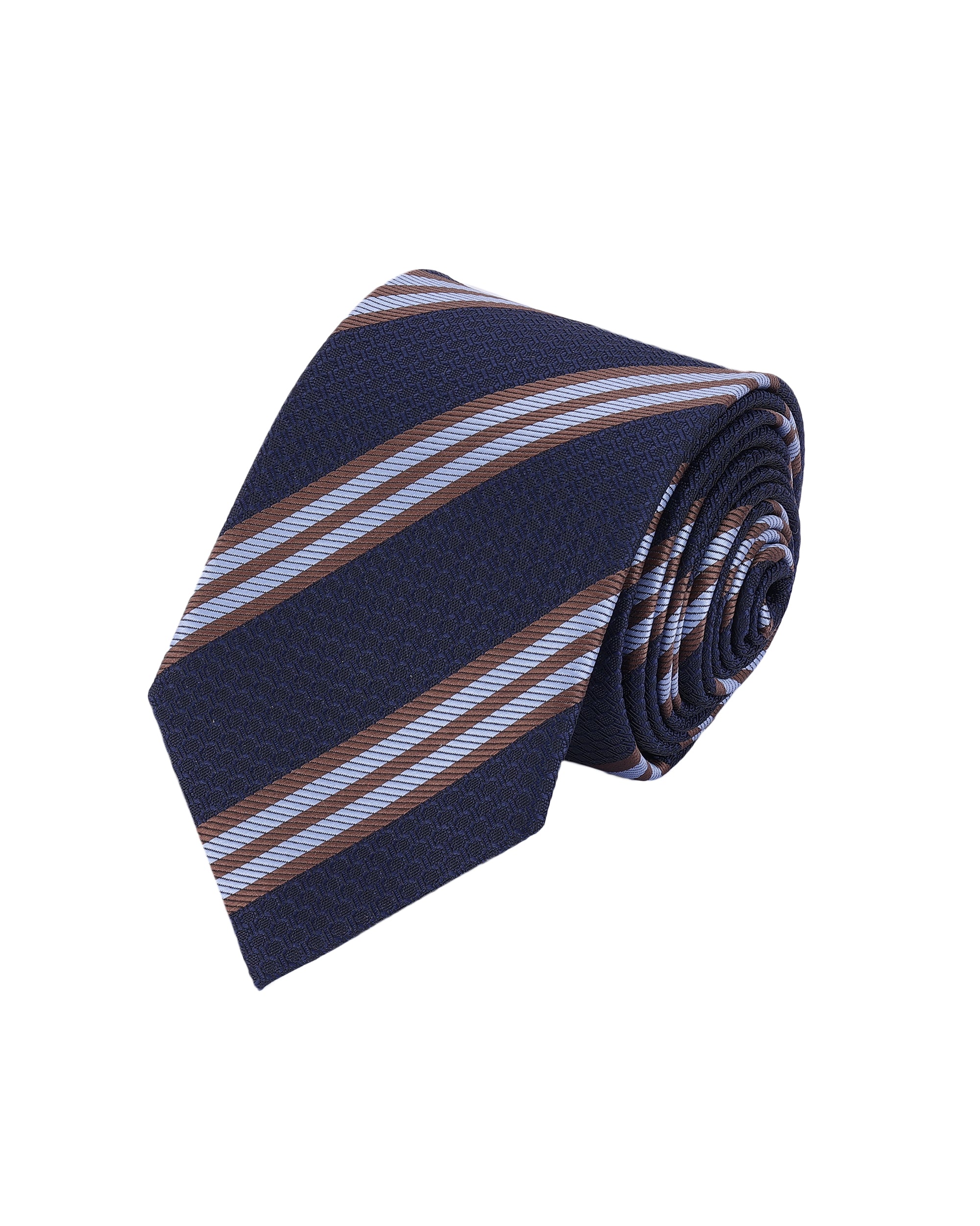 Alvaro Castagnino Men Striped Classic Formal Skinny Tie