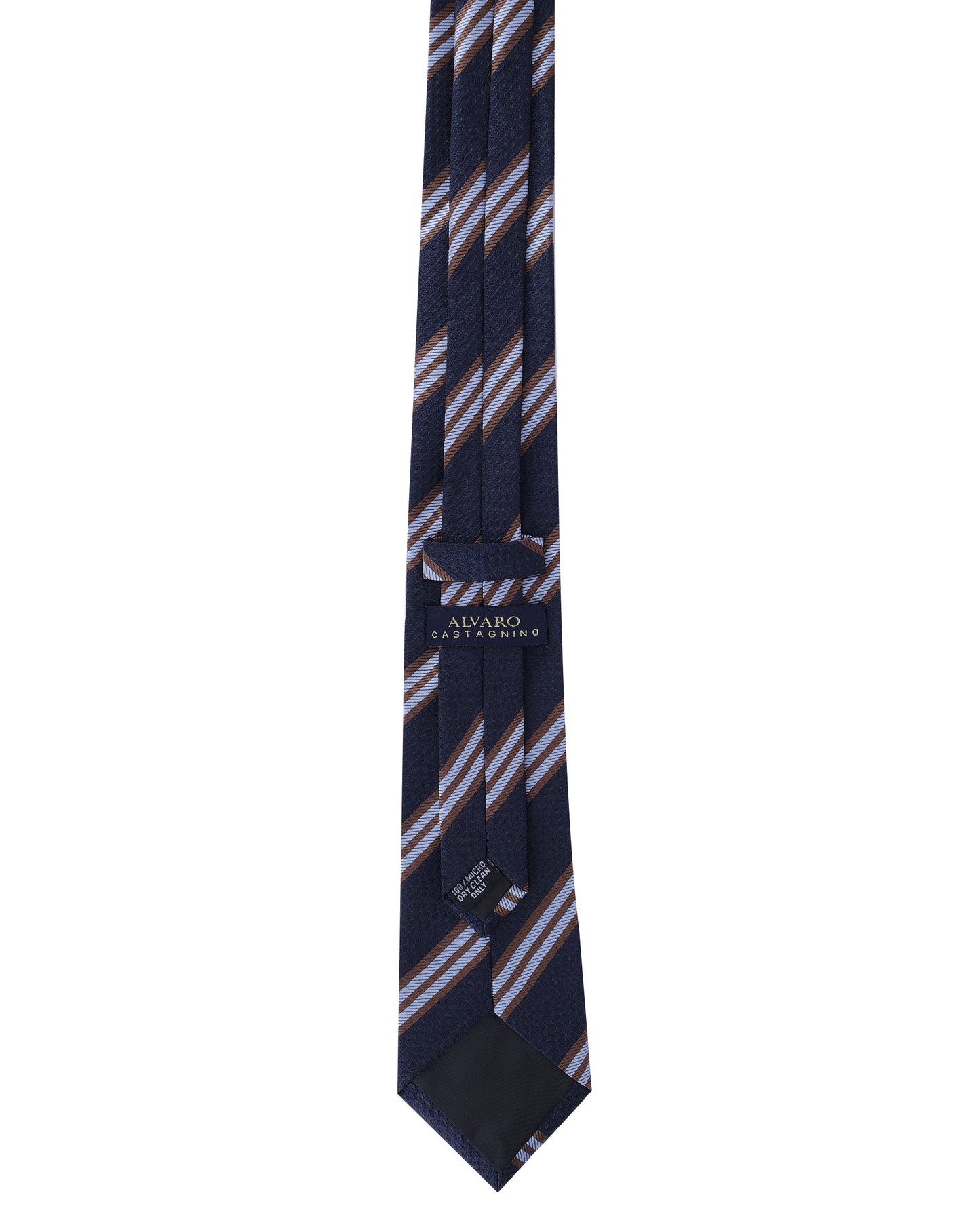Alvaro Castagnino Men Striped Classic Formal Skinny Tie