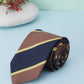 Alvaro Castagnino Men Striped Classic Formal Skinny Tie