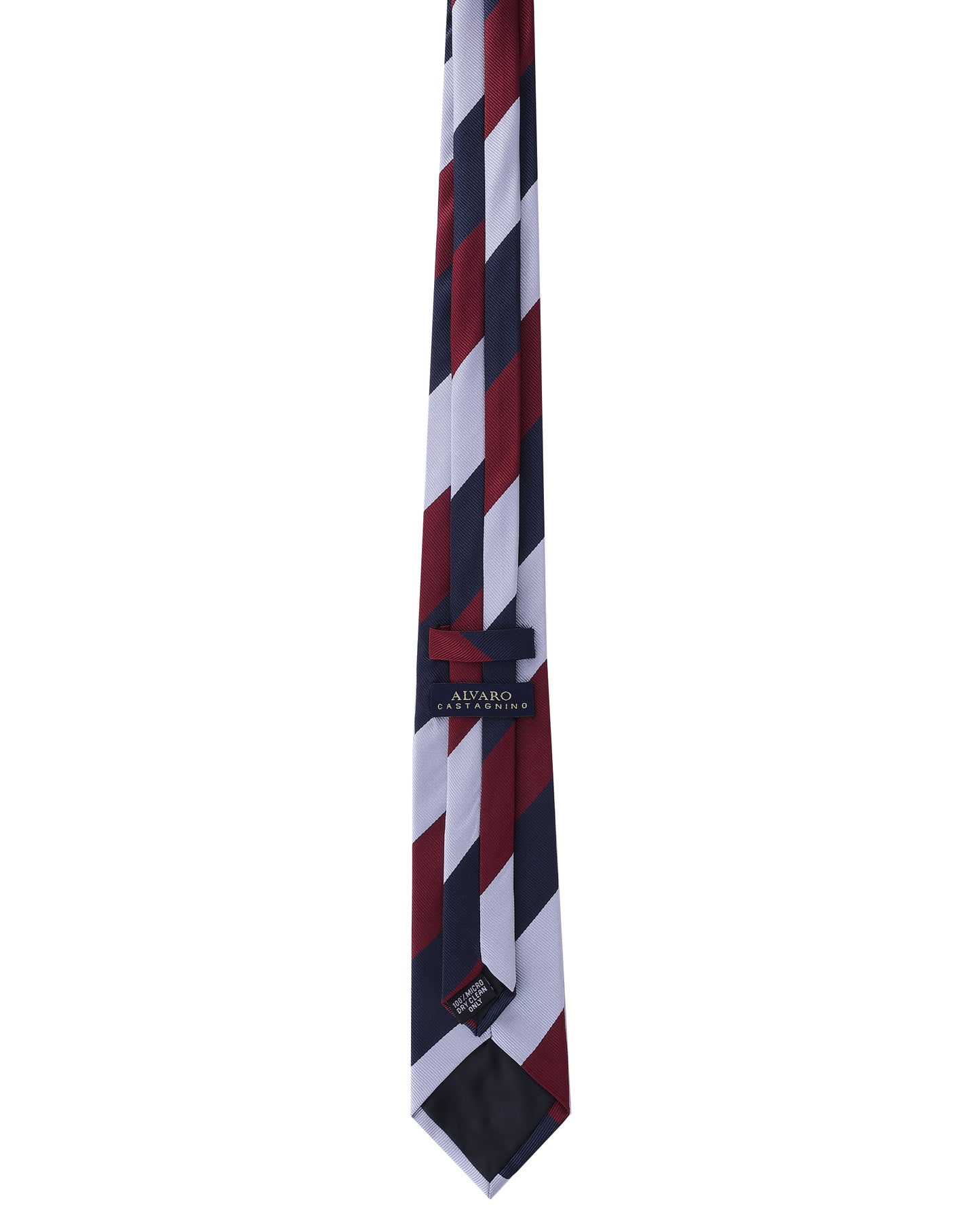 Alvaro Castagnino Men Striped Classic Formal Skinny Tie