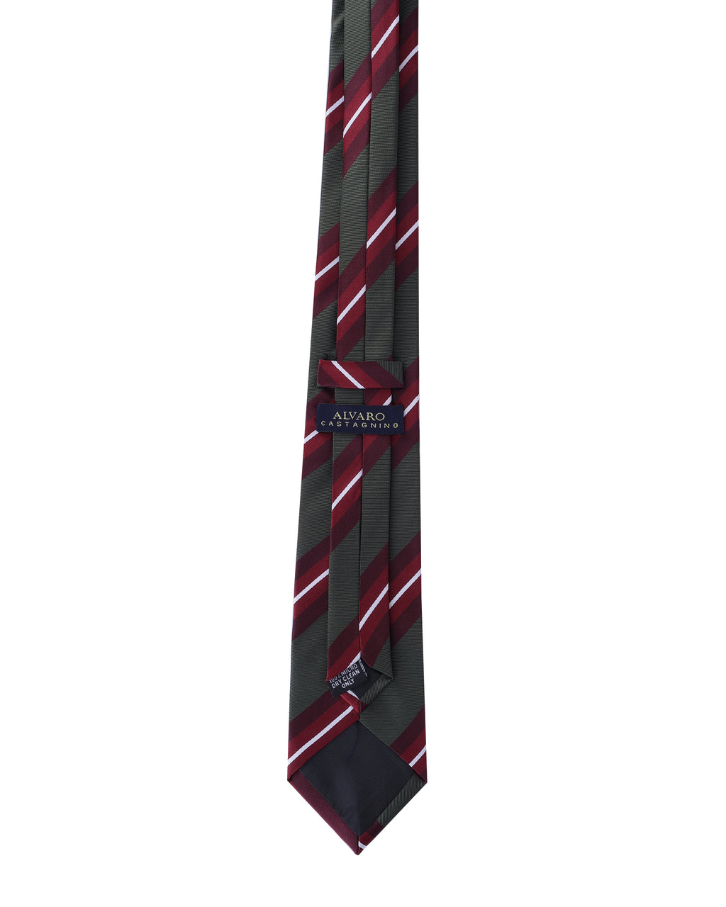 Alvaro Castagnino Men Striped Classic Formal Skinny Tie