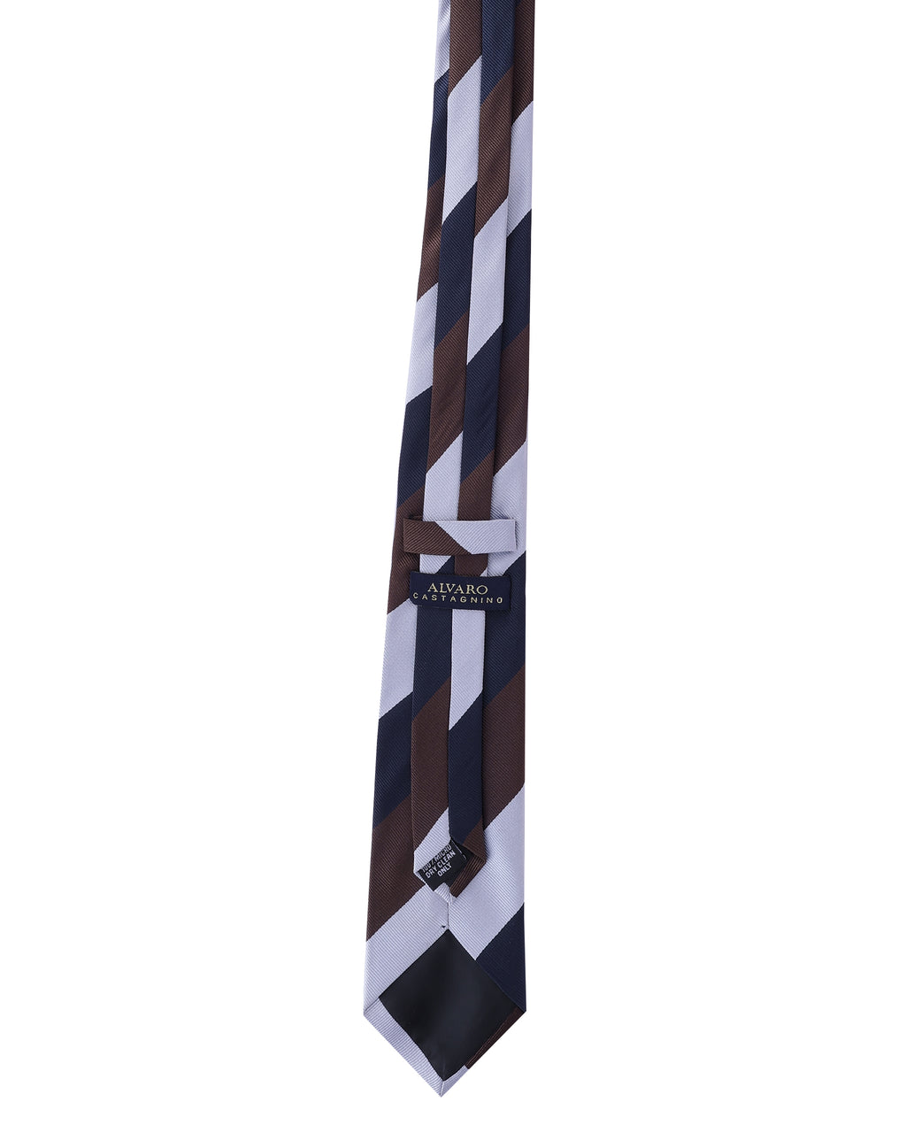 Alvaro Castagnino Men Striped Classic Formal Skinny Tie