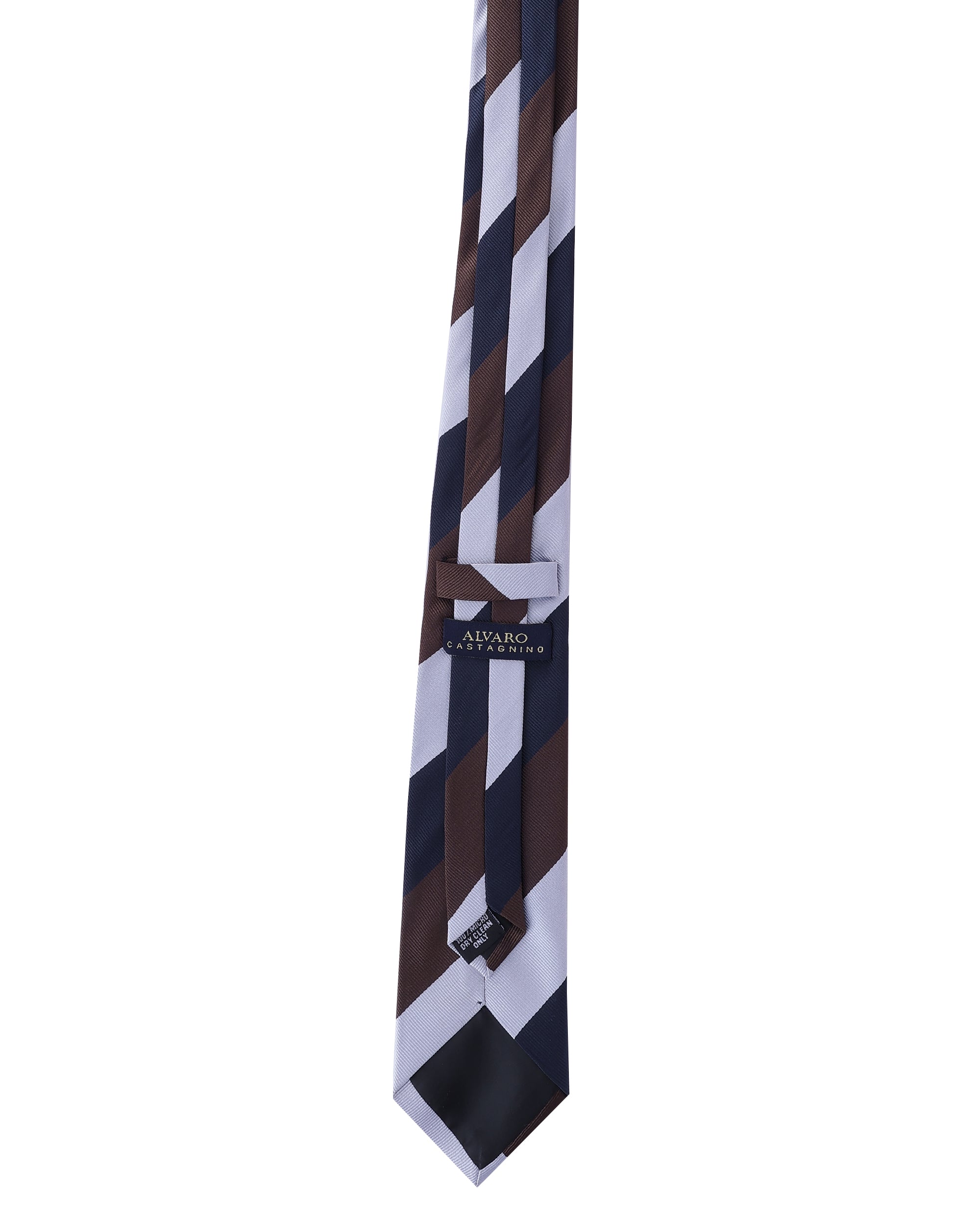 Alvaro Castagnino Men Striped Classic Formal Skinny Tie