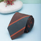 Alvaro Castagnino Men Striped Classic Formal Skinny Tie