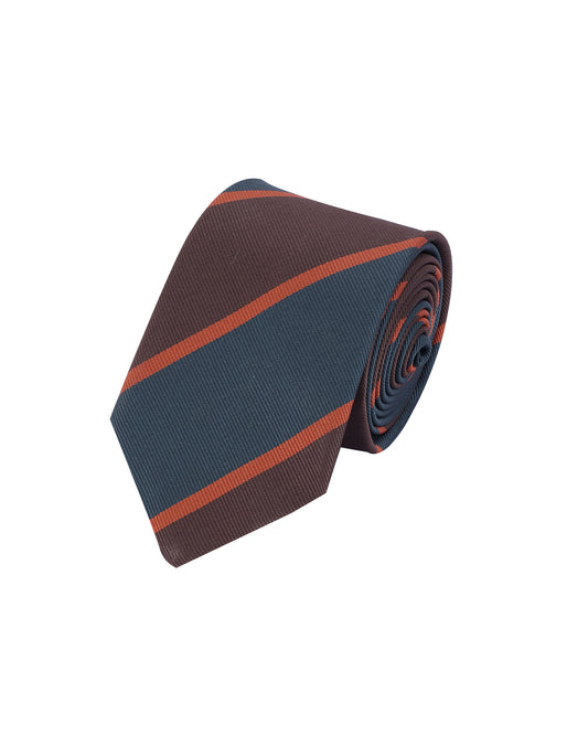 Alvaro Castagnino Men Striped Classic Formal Skinny Tie