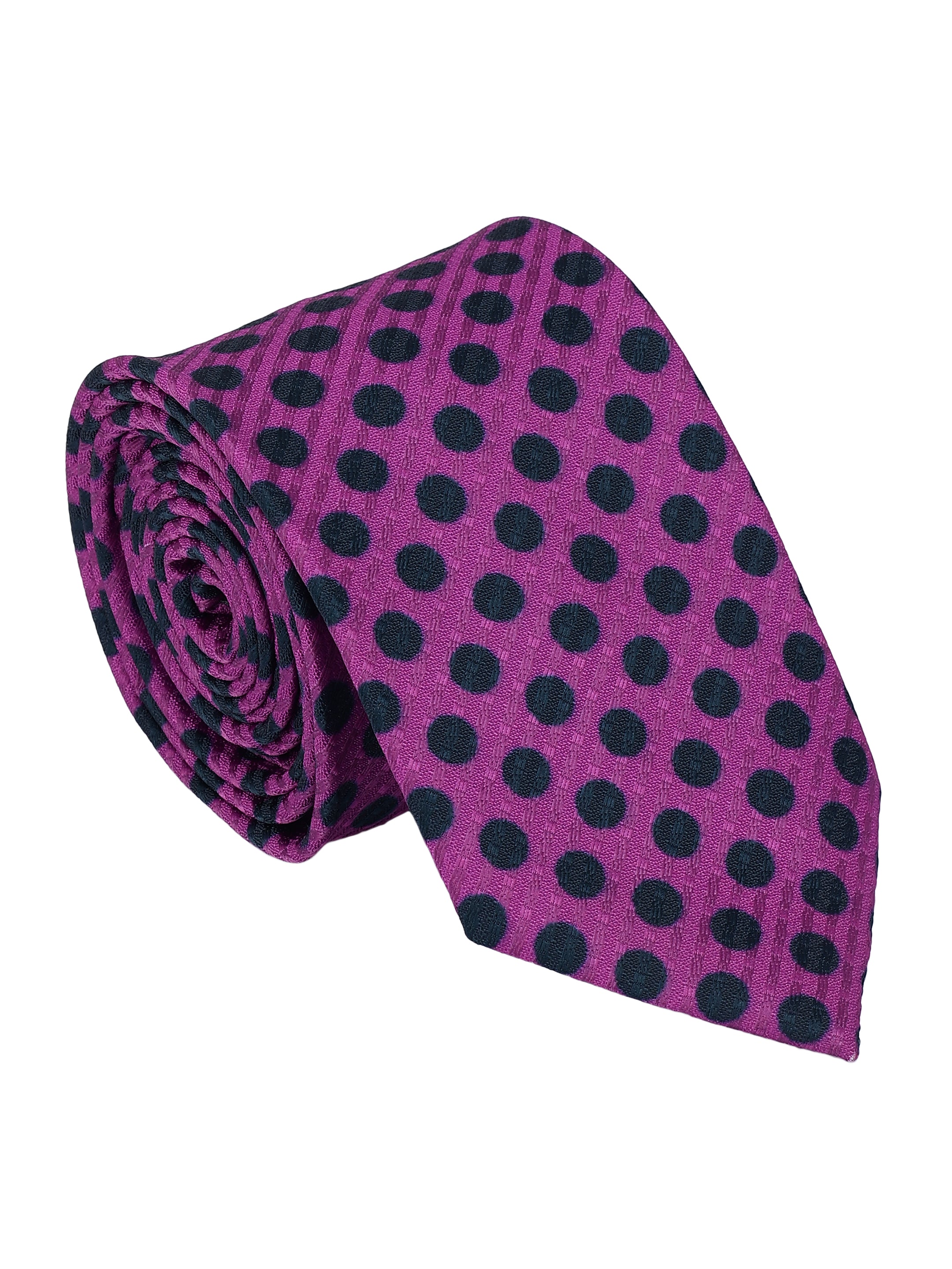 Purple Polka Dot Tie for Men