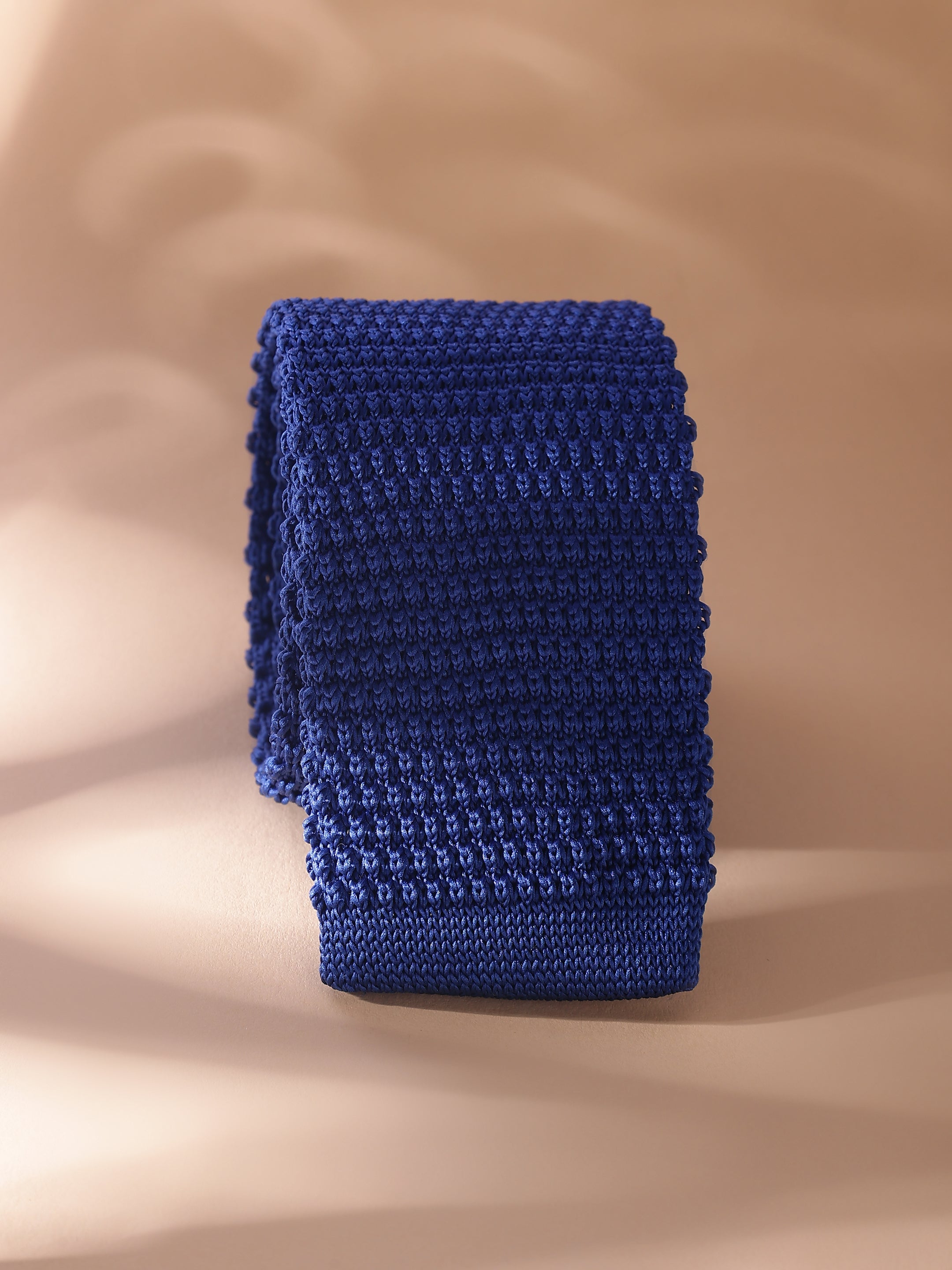 Solid Royal Blue Knitted Necktie