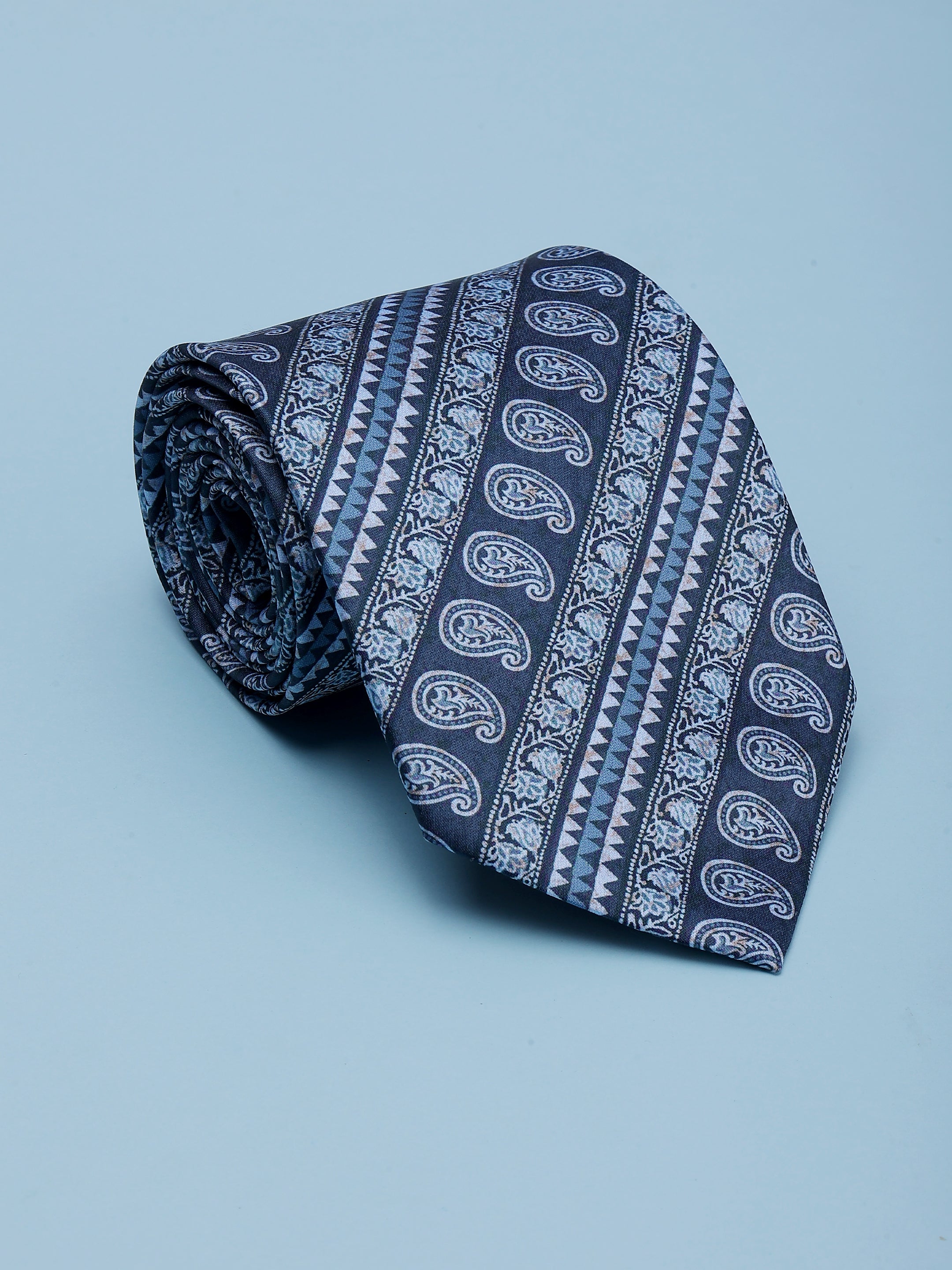 Geometric Paisley Necktie