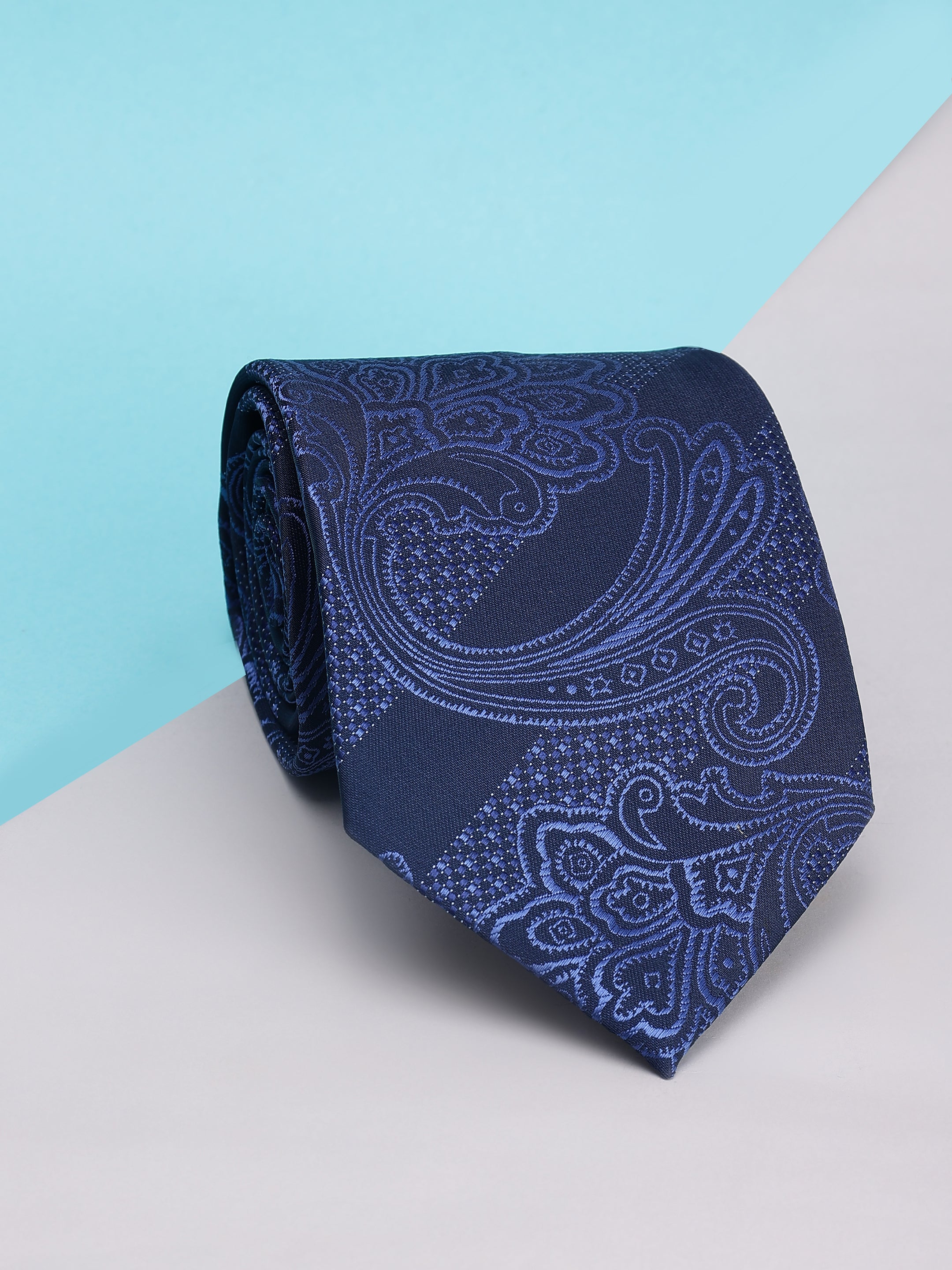 Midnight Blue Paisley Necktie