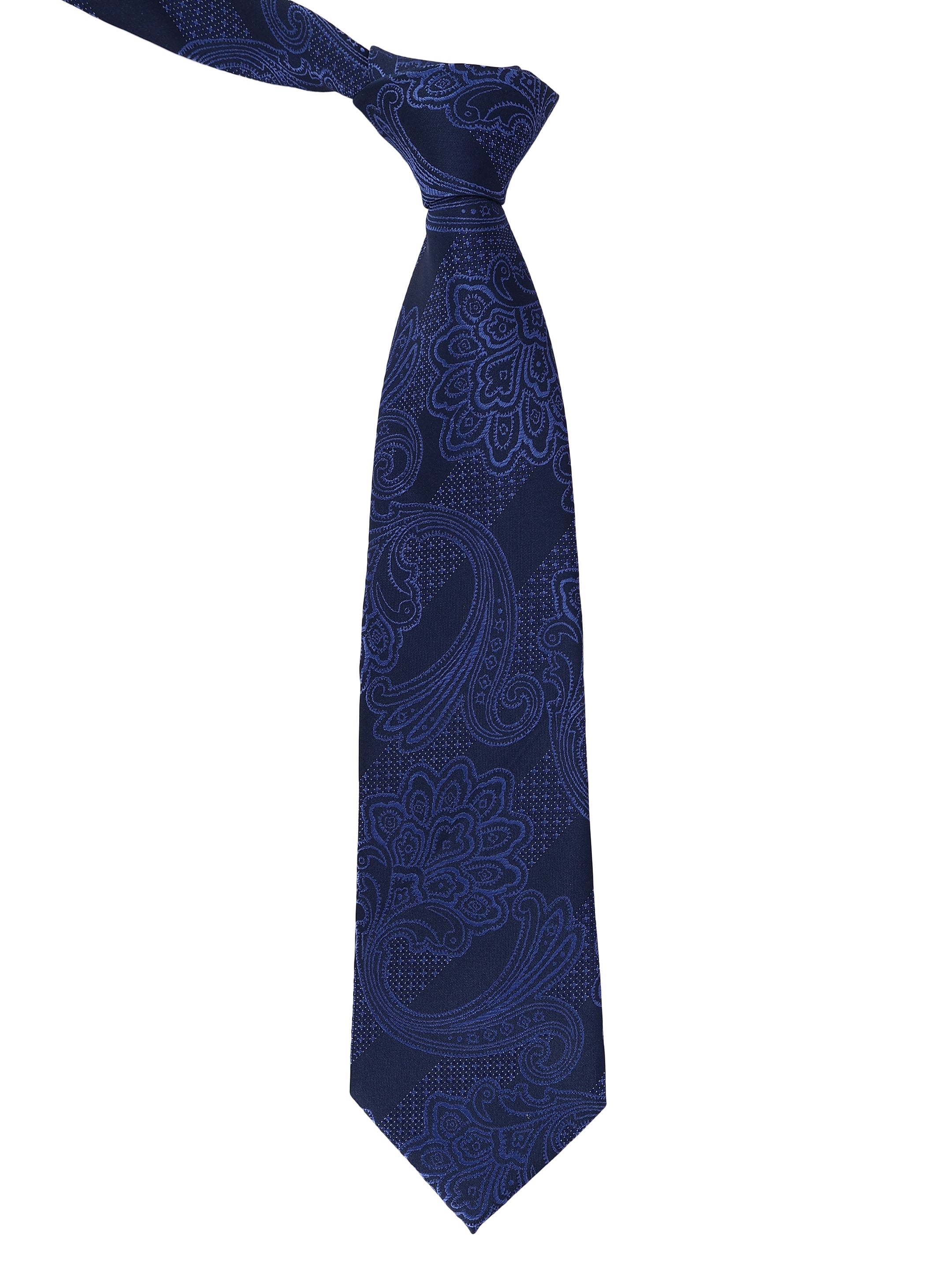 Midnight Blue Paisley Necktie