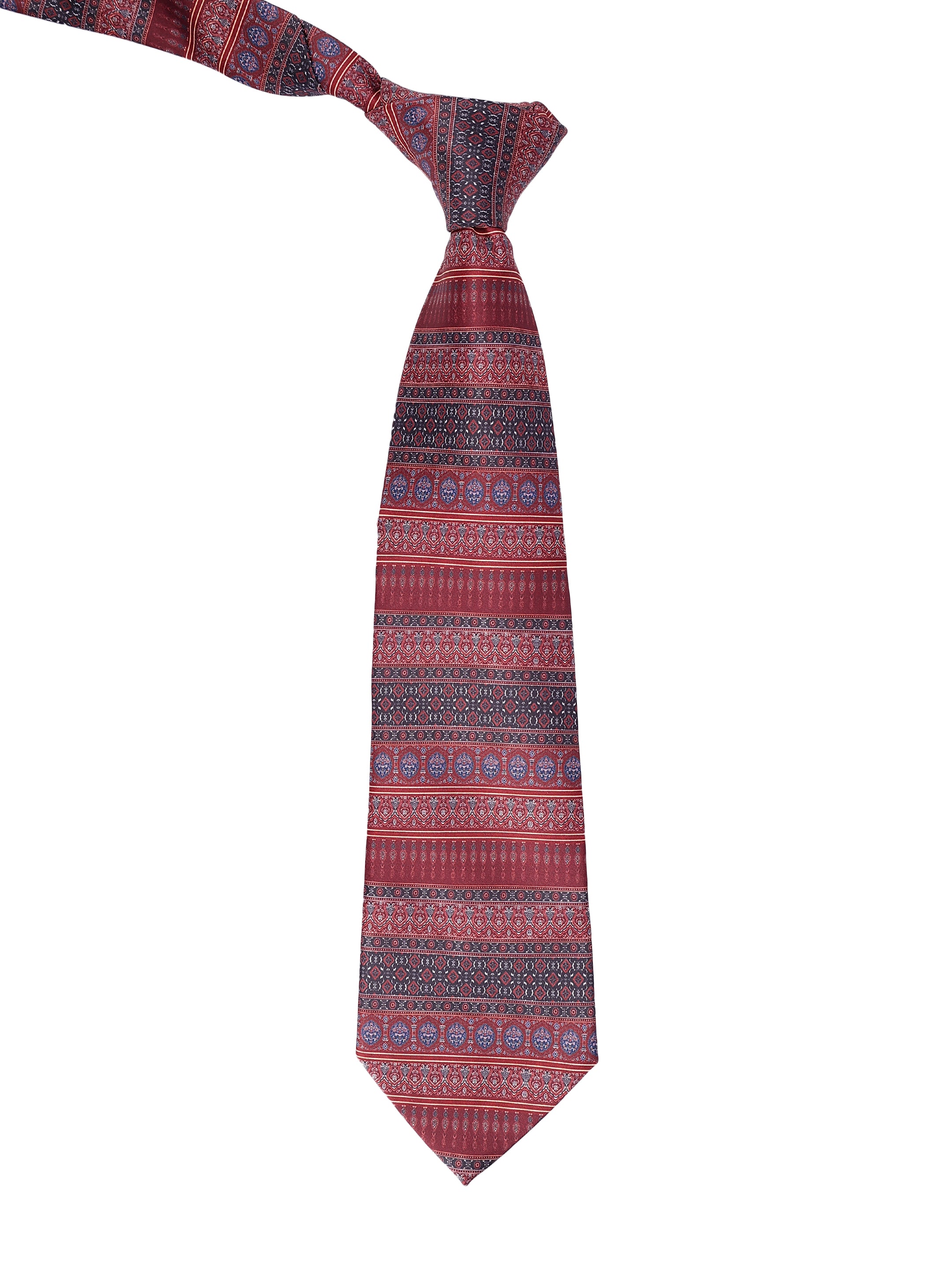 Crimson & Indigo Heritage Tapestry Necktie