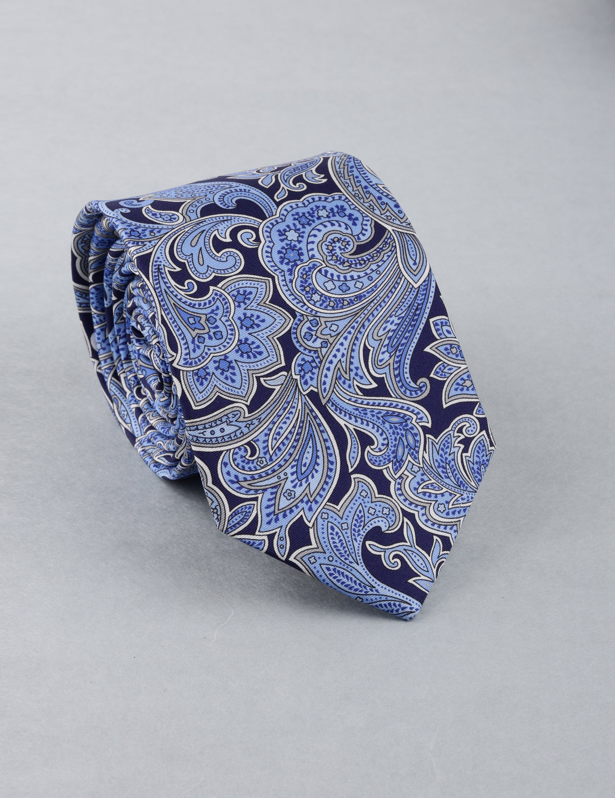  Blue Paisley Necktie