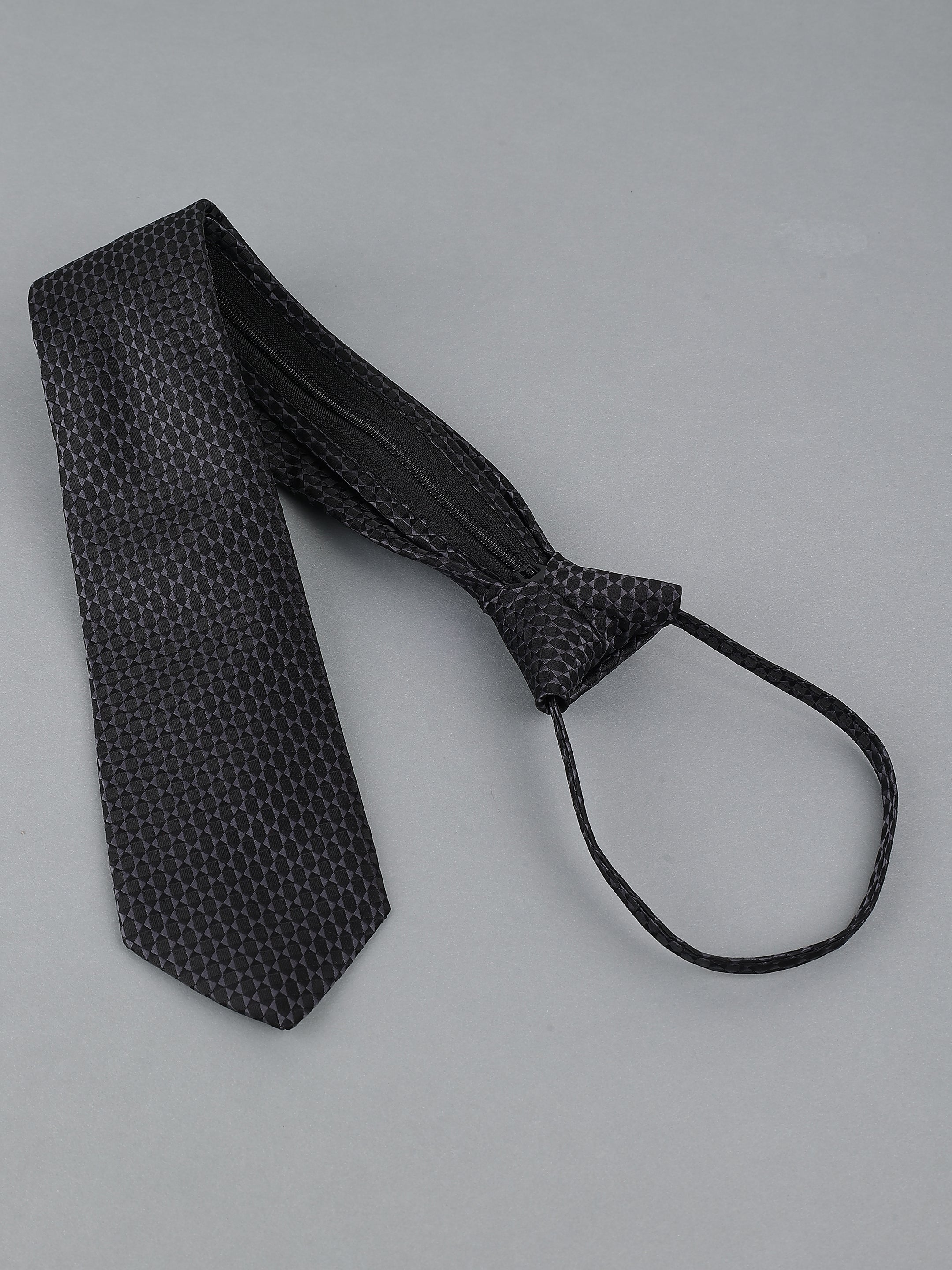 Classic Black Textured Tie